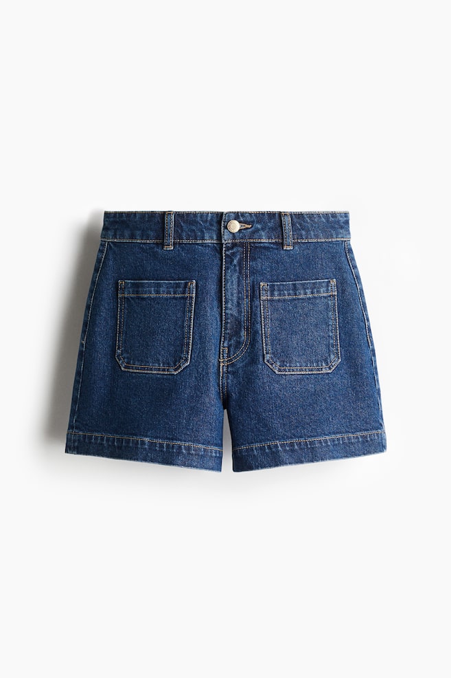 Jeansshorts - Denimblau - 1