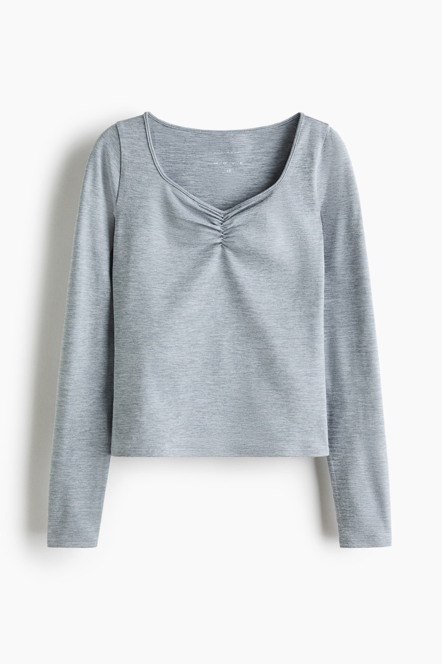 Top de sport SoftMove™ - Gris chiné/Violet ancien - 1