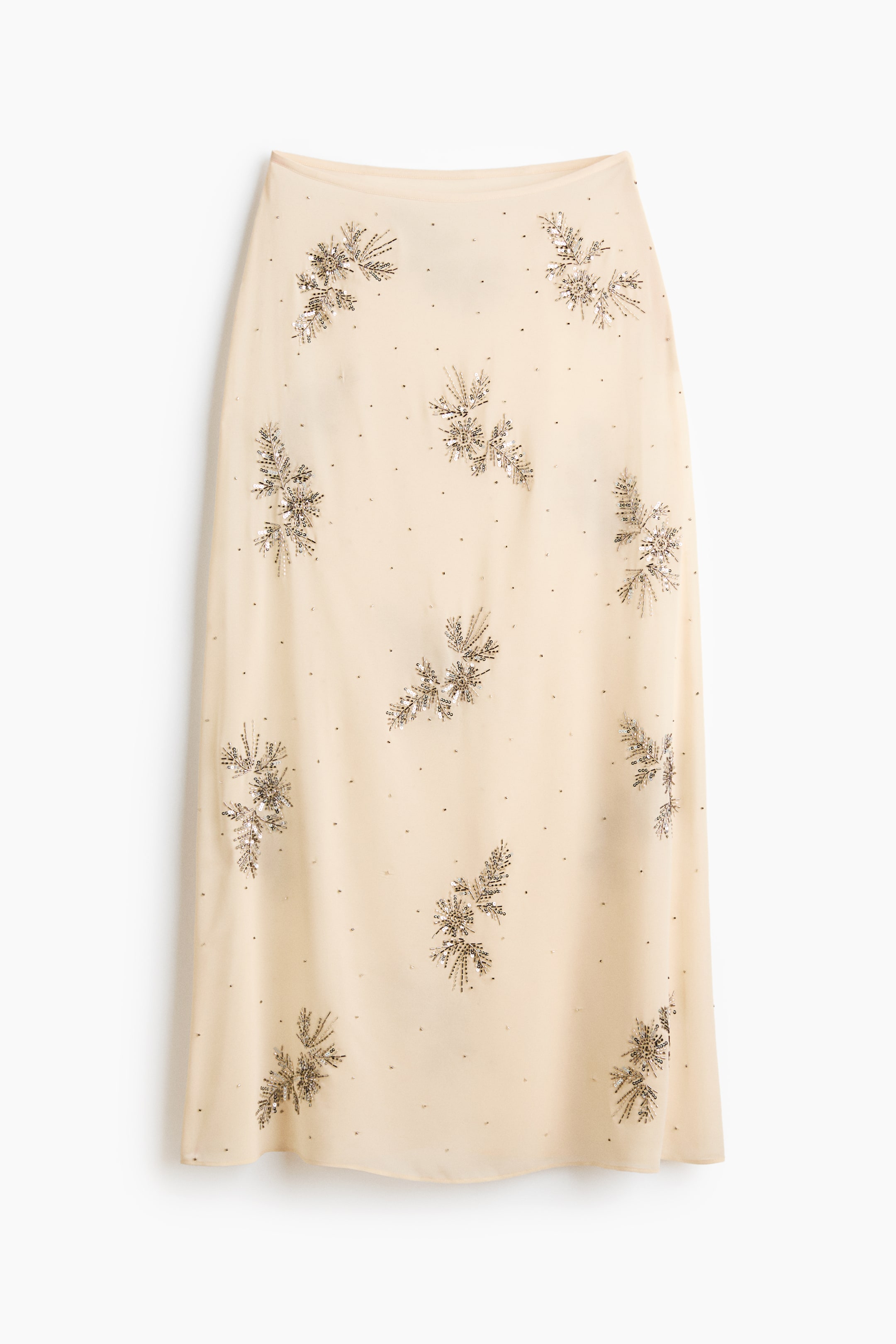 Embellished Sheer Skirt