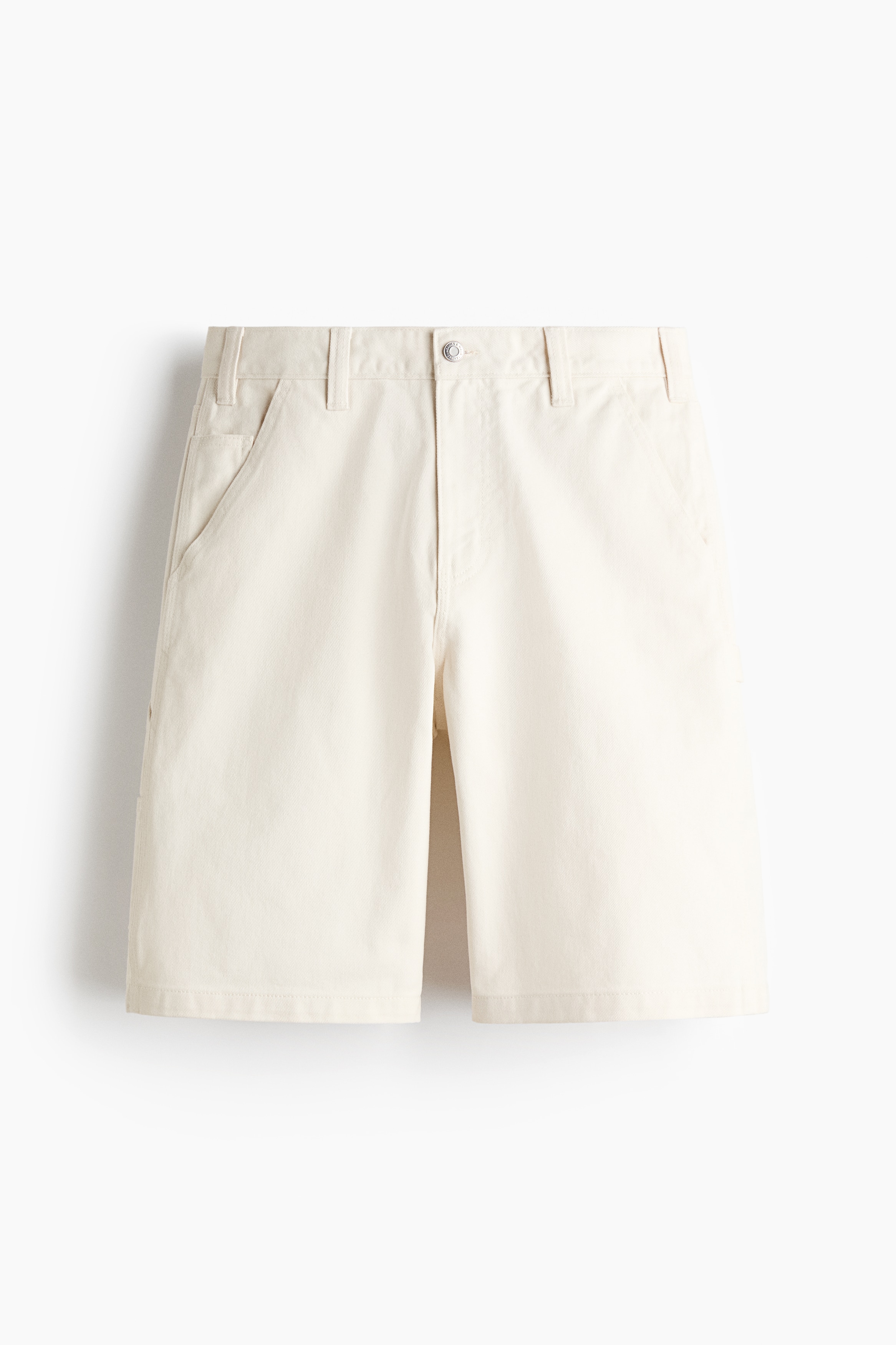 Szorty carpenter Relaxed Fit - Biały