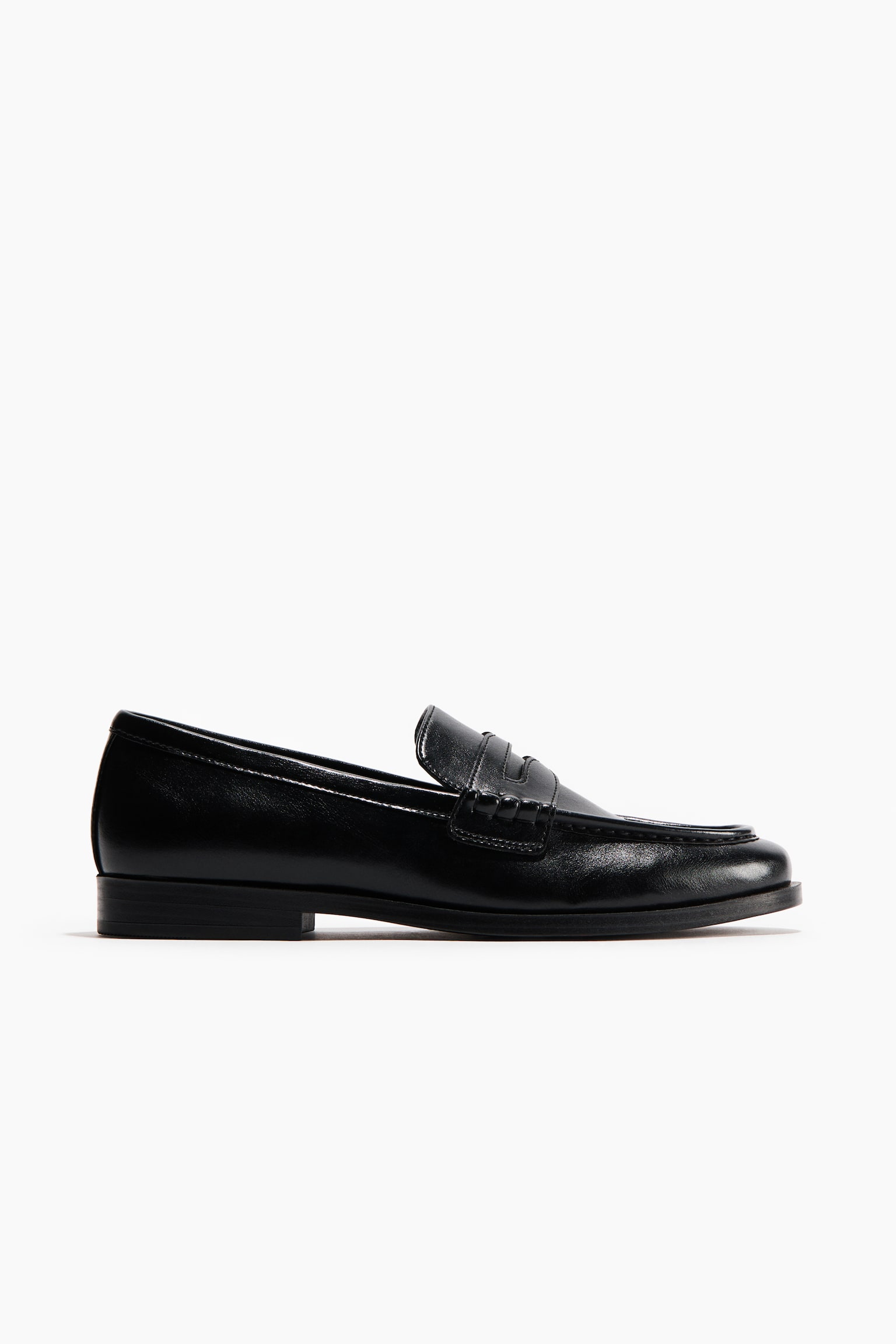 Loafers - Dark brown/Crocodile pattern/Black - 2