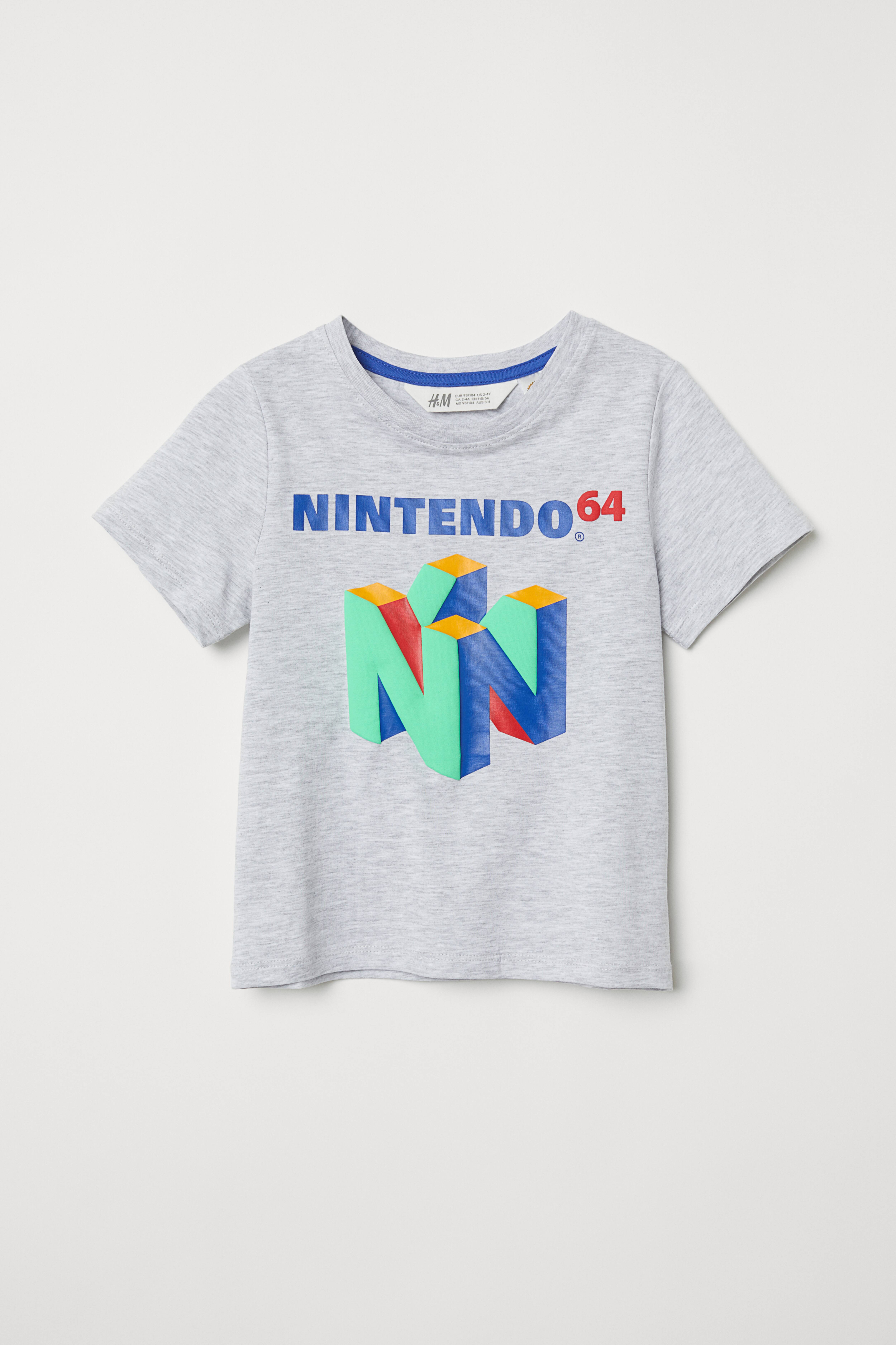 nintendo 64 セール tシャツ h&m