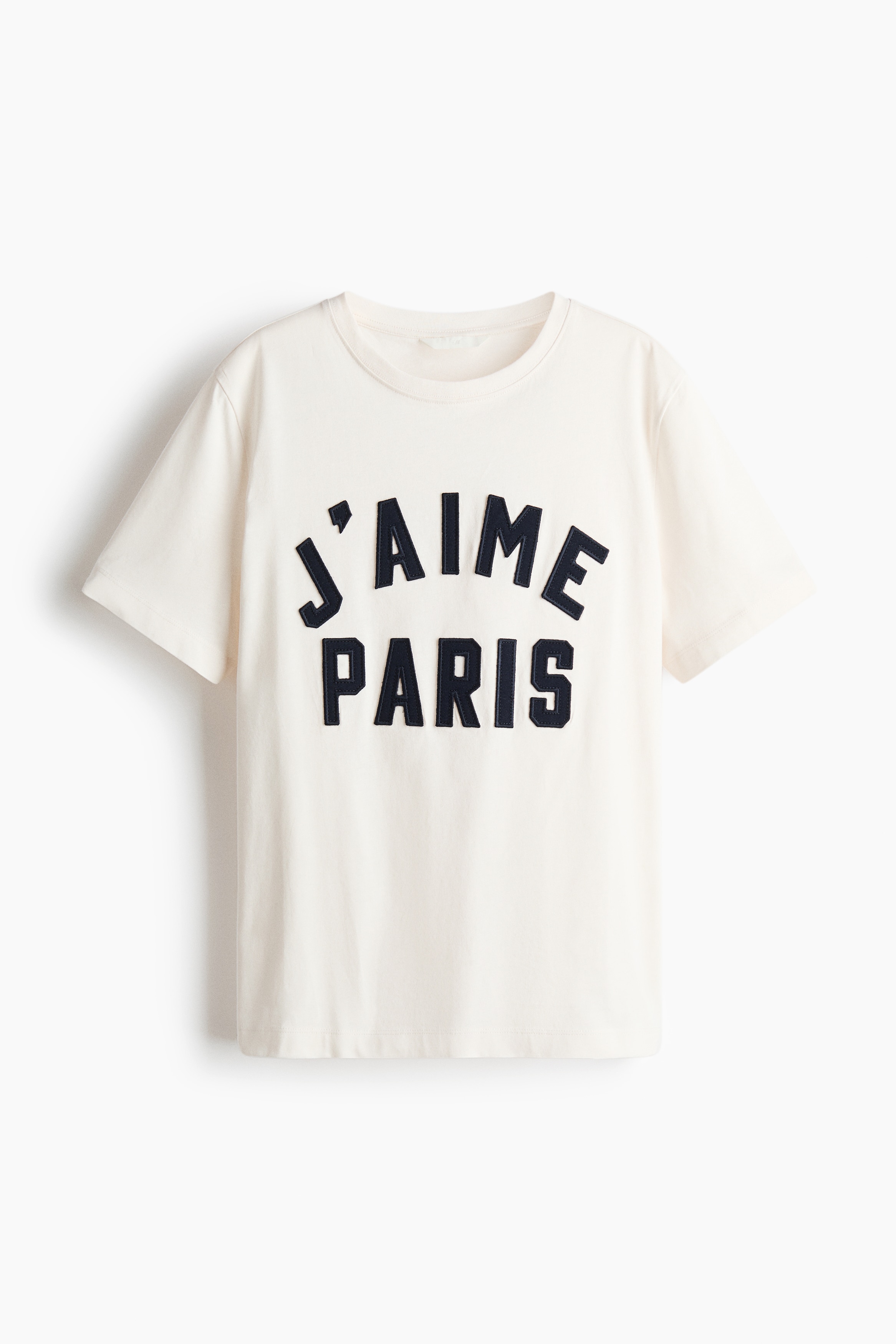 Cotton T-Shirt - Cream/J'aime Paris/Navy blue/Paris/Dark red/Champs Élysées
