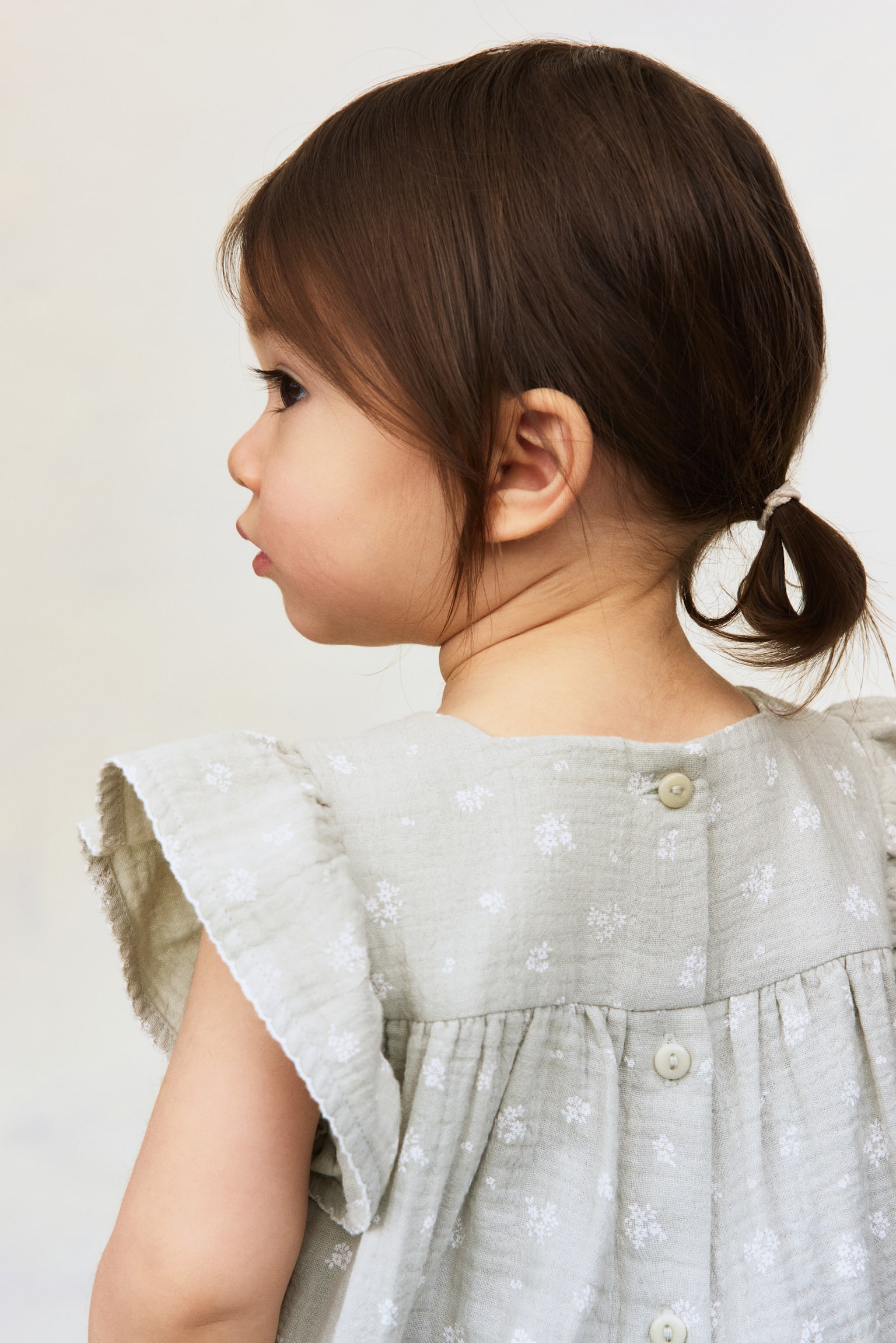 Katoenen boxpakje - Lichtgroen/bloemen/Lichtblauw/bloemen - 3