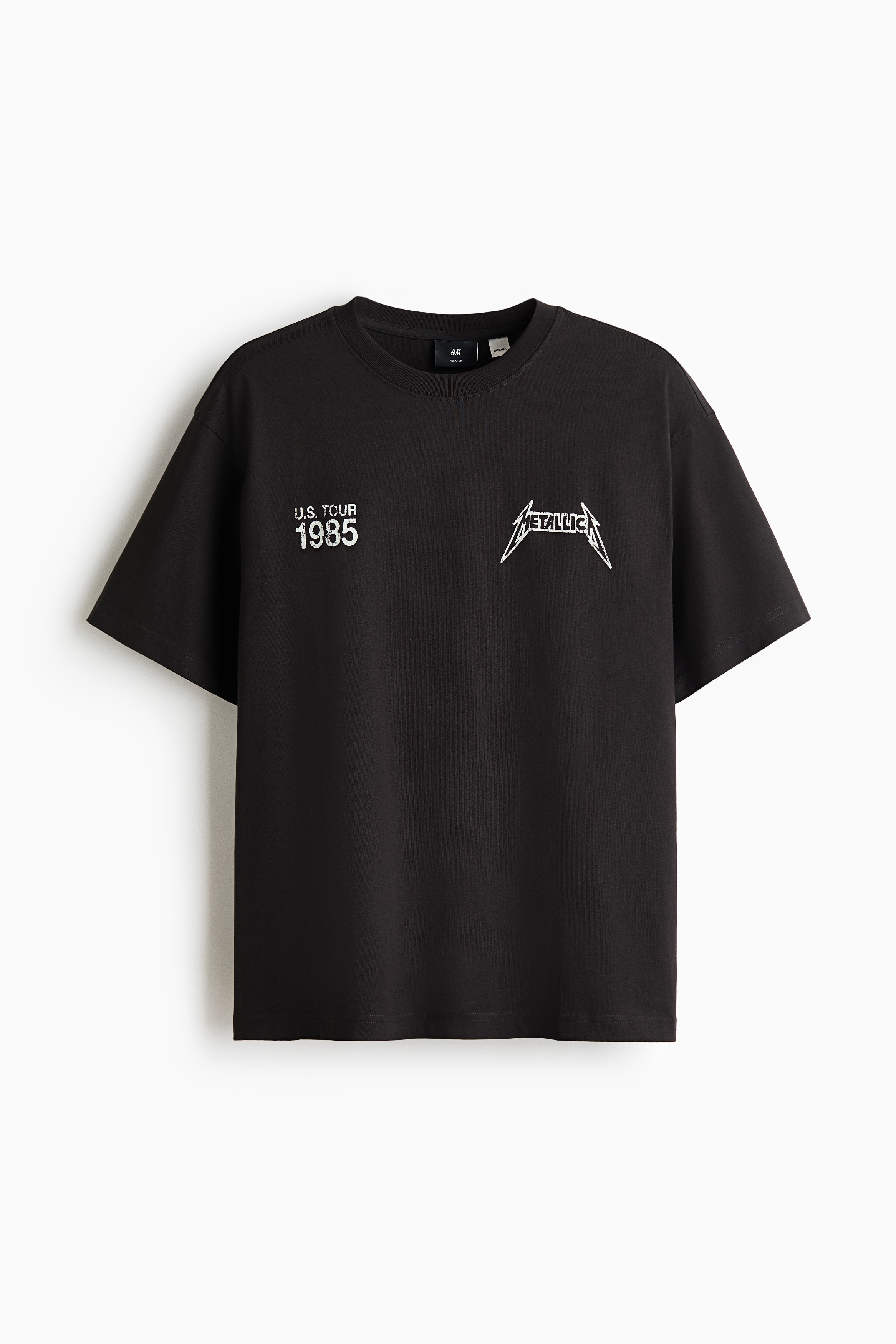 T-shirt Loose Fit - Noir/Metallica/Blanc/Honda/Blanc/University of Michigan/Blanc/Claude Monet/Marron/Van Gogh/Noir/2pac/Noir/Nirvana/Noir/Florida Gators/Blanc/Snoopy/Noir/Oasis/Blanc/NASCAR/Blanc/Johnny Cash/Noir/Post Malone
