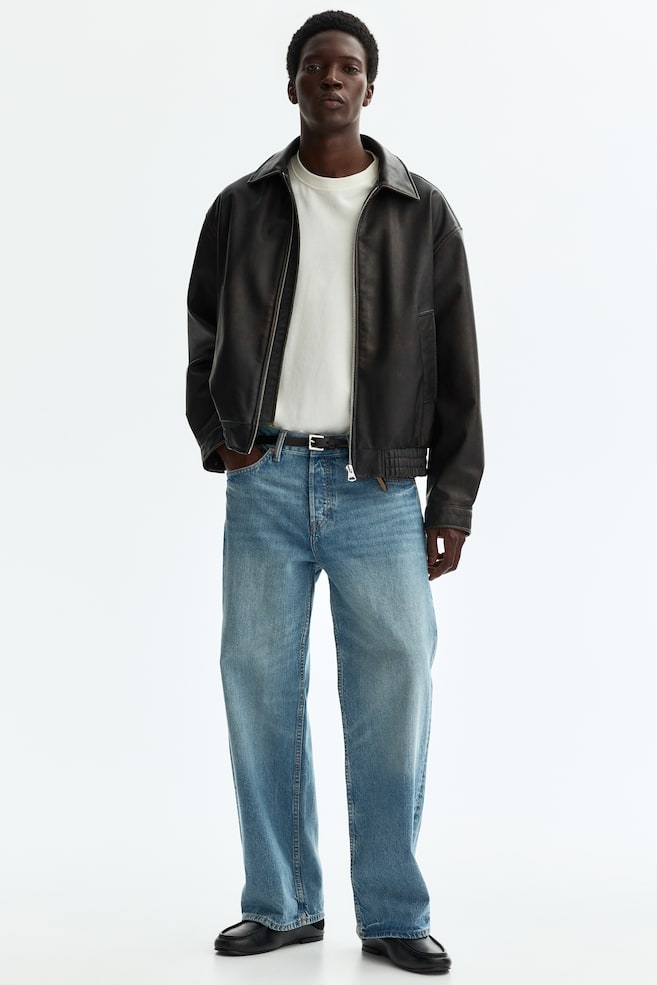 Loose Straight Jeans - Light denim blue/Black/Denim blue/Dark grey/Dark denim blue/Denim blue/Denim blue/Denim blue - 6