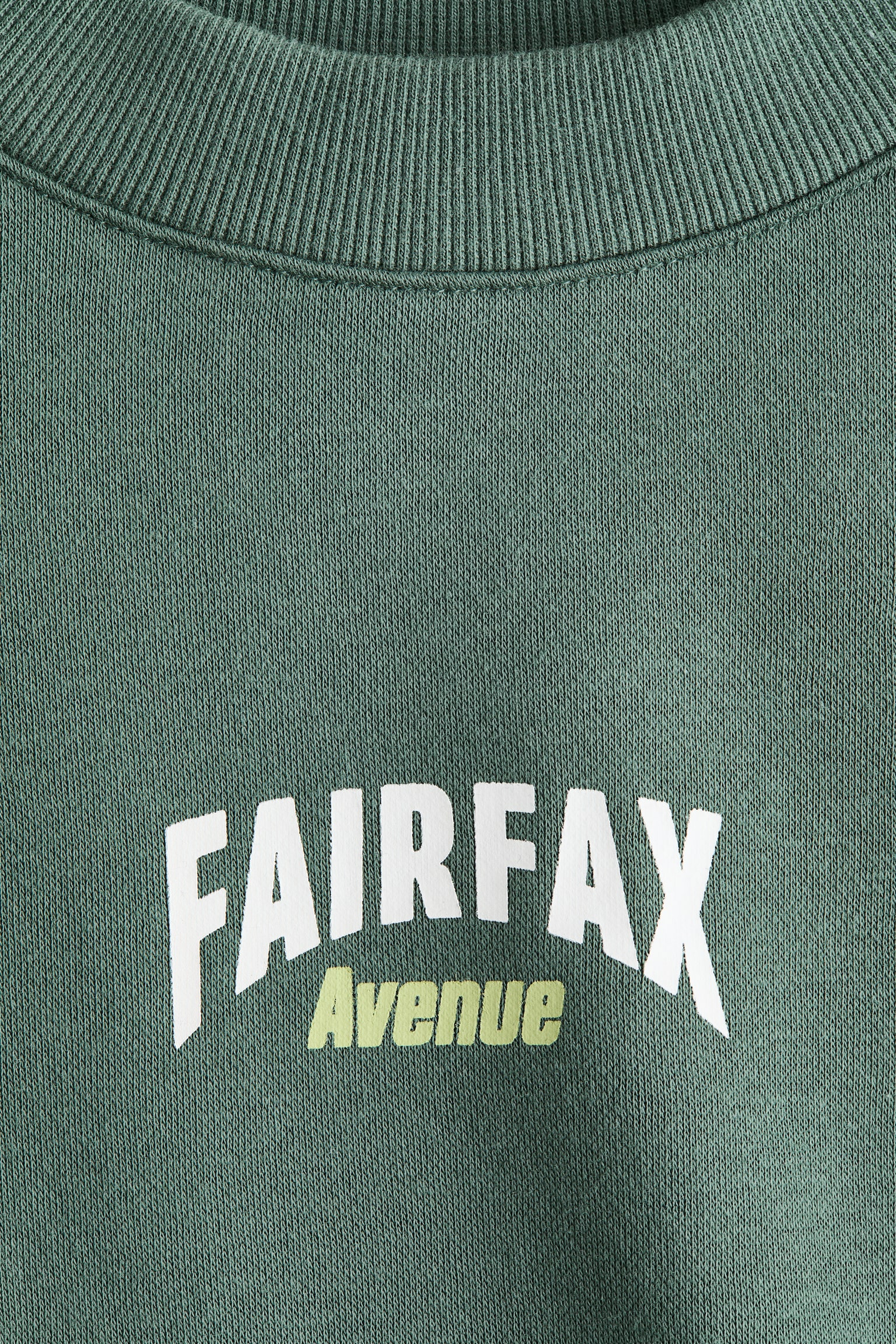 Print-motif sweatshirt - Green/Fairfax/Dark grey/New York/Cream/Original/Bright blue/Good Days/Brown/Football players - 4