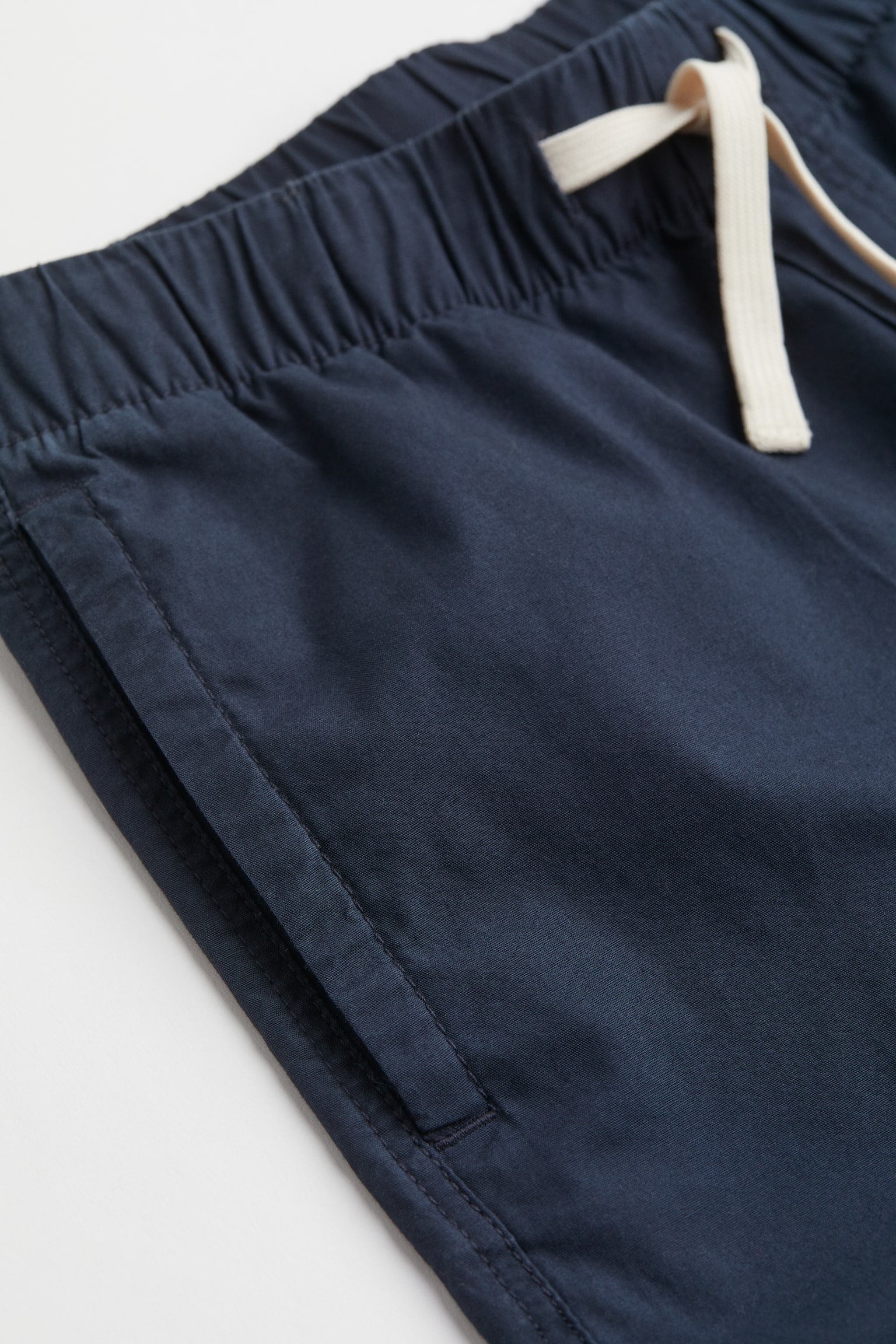 Cotton Shorts - Navy blue - 2