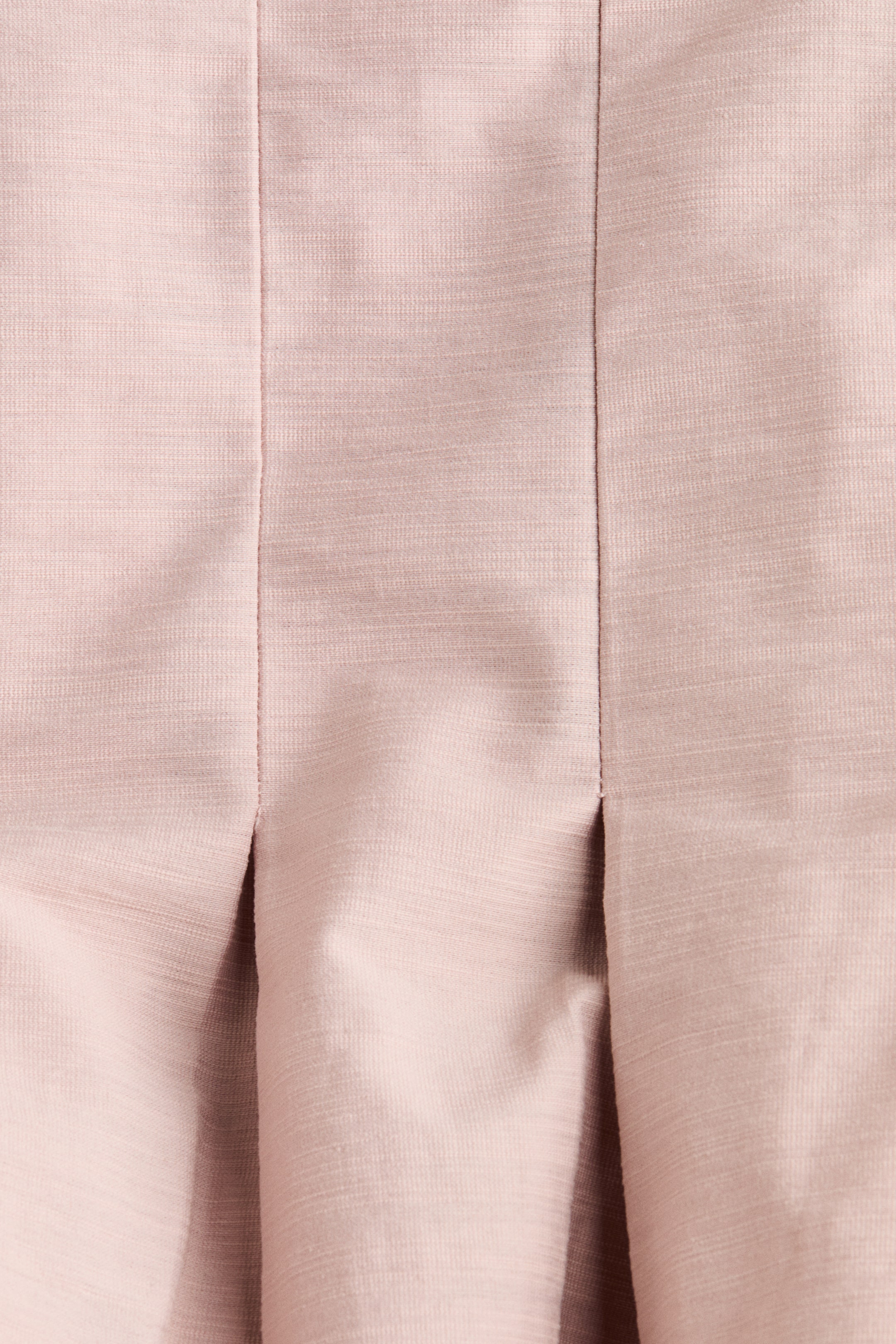 Bubble-Hem Bandeau Dress