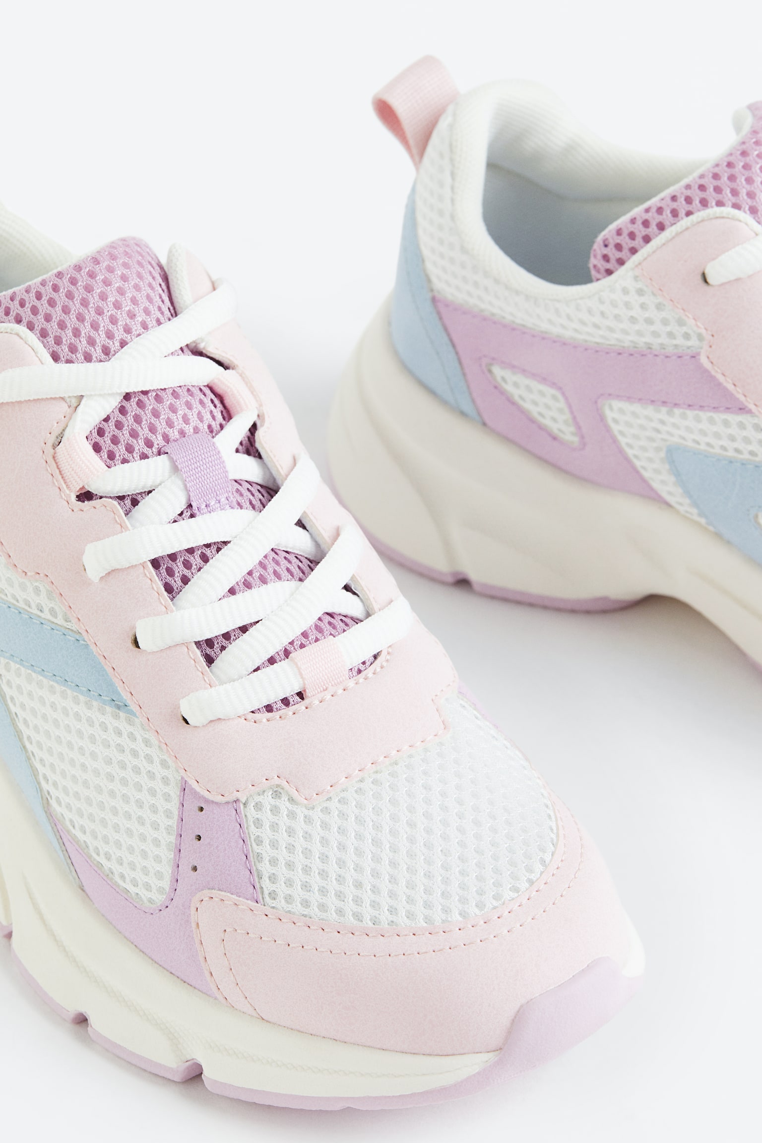 Sneakers - Light purple/Natural white/White/Light beige/Light purple/White - 4