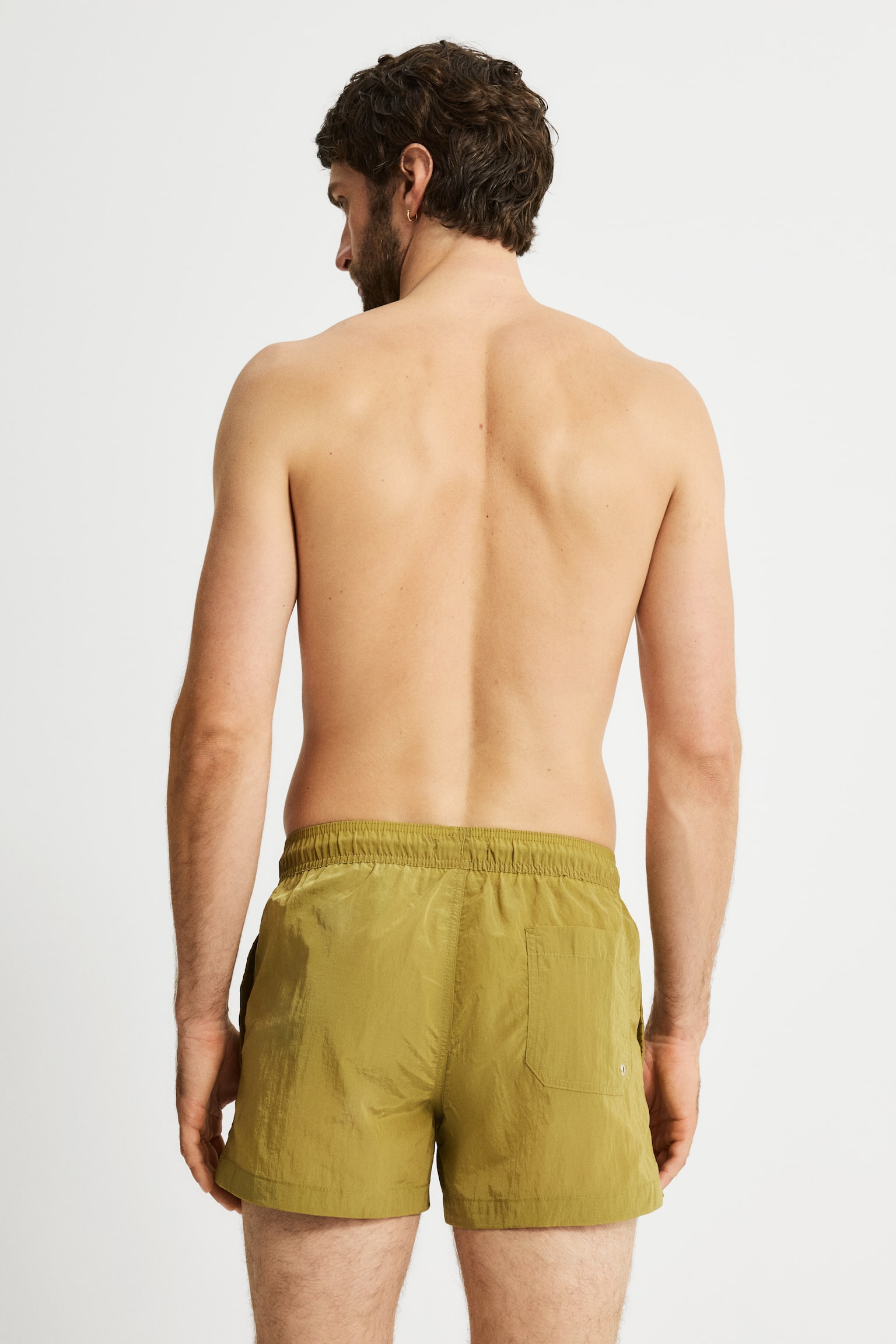 Traje de baño en nylon - Verde oliva/Verde caqui oscuro/Café teja - 4