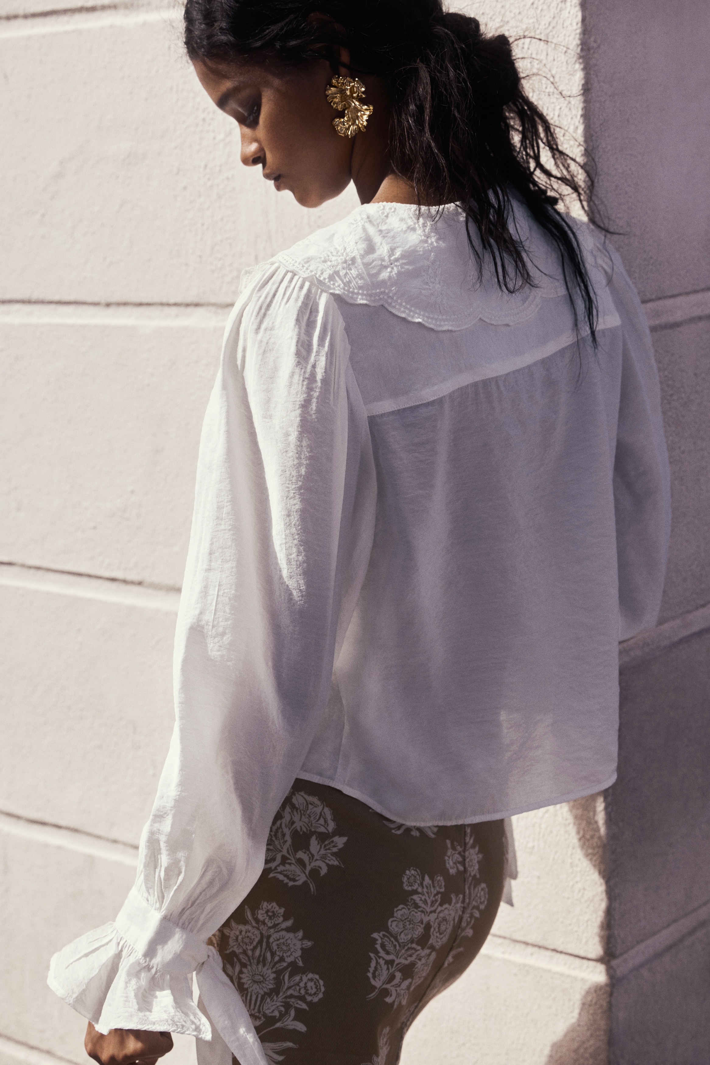 Broderie-anglaise blouse