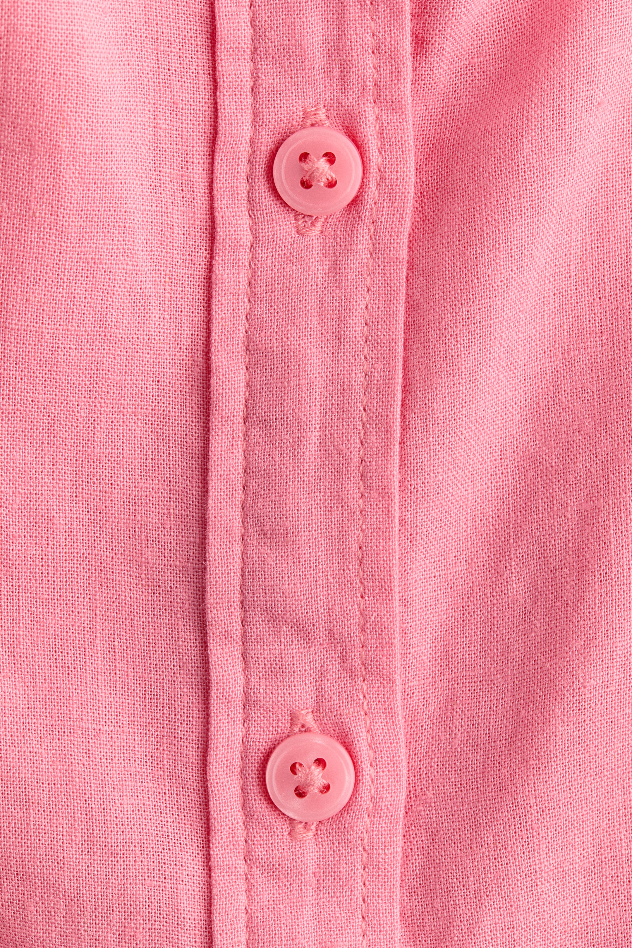 Linen-Blend Blouse