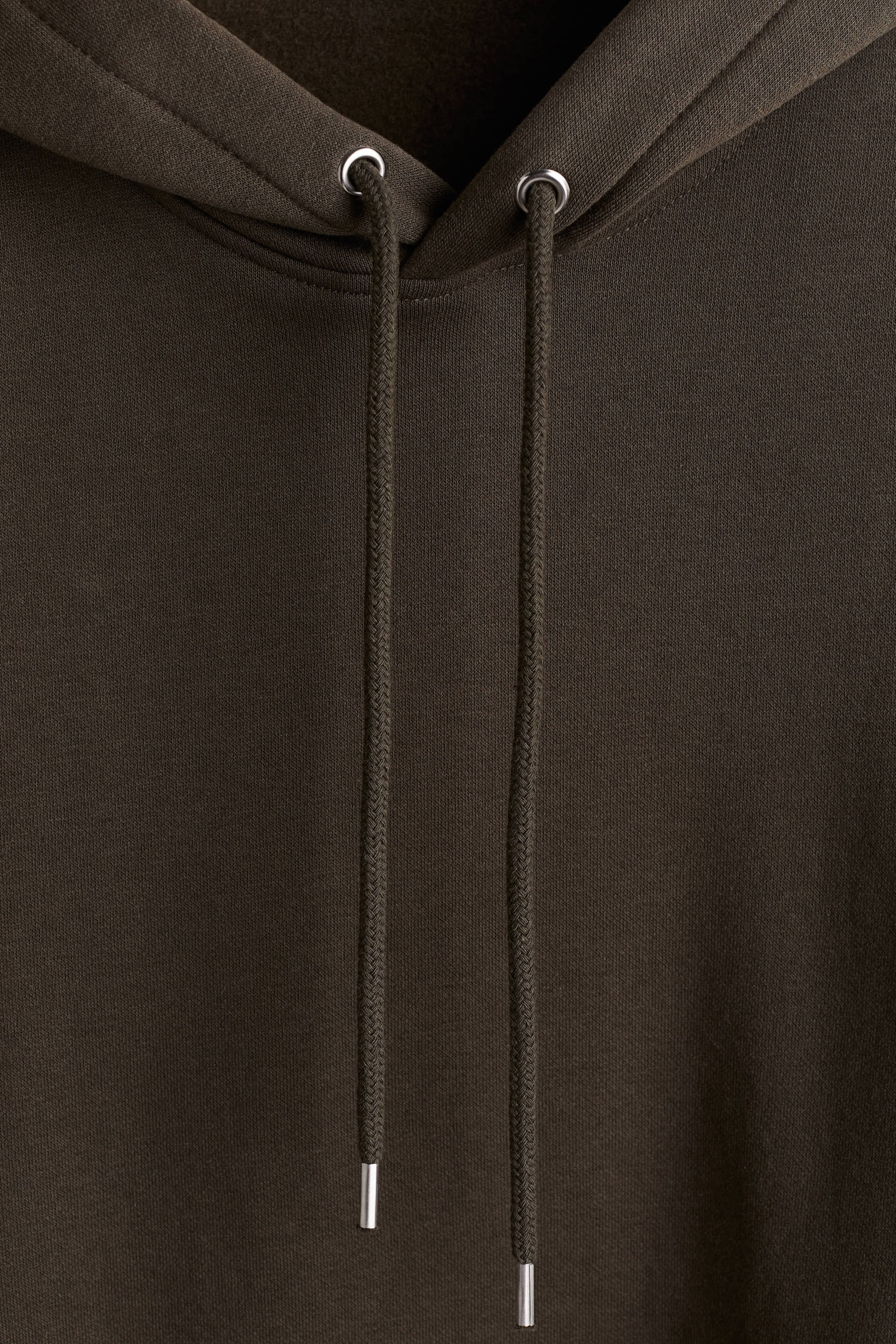 拡大画像を表示: Loose Fit Hoodie - ダークカーキグリーン - Men | H&M JP 6