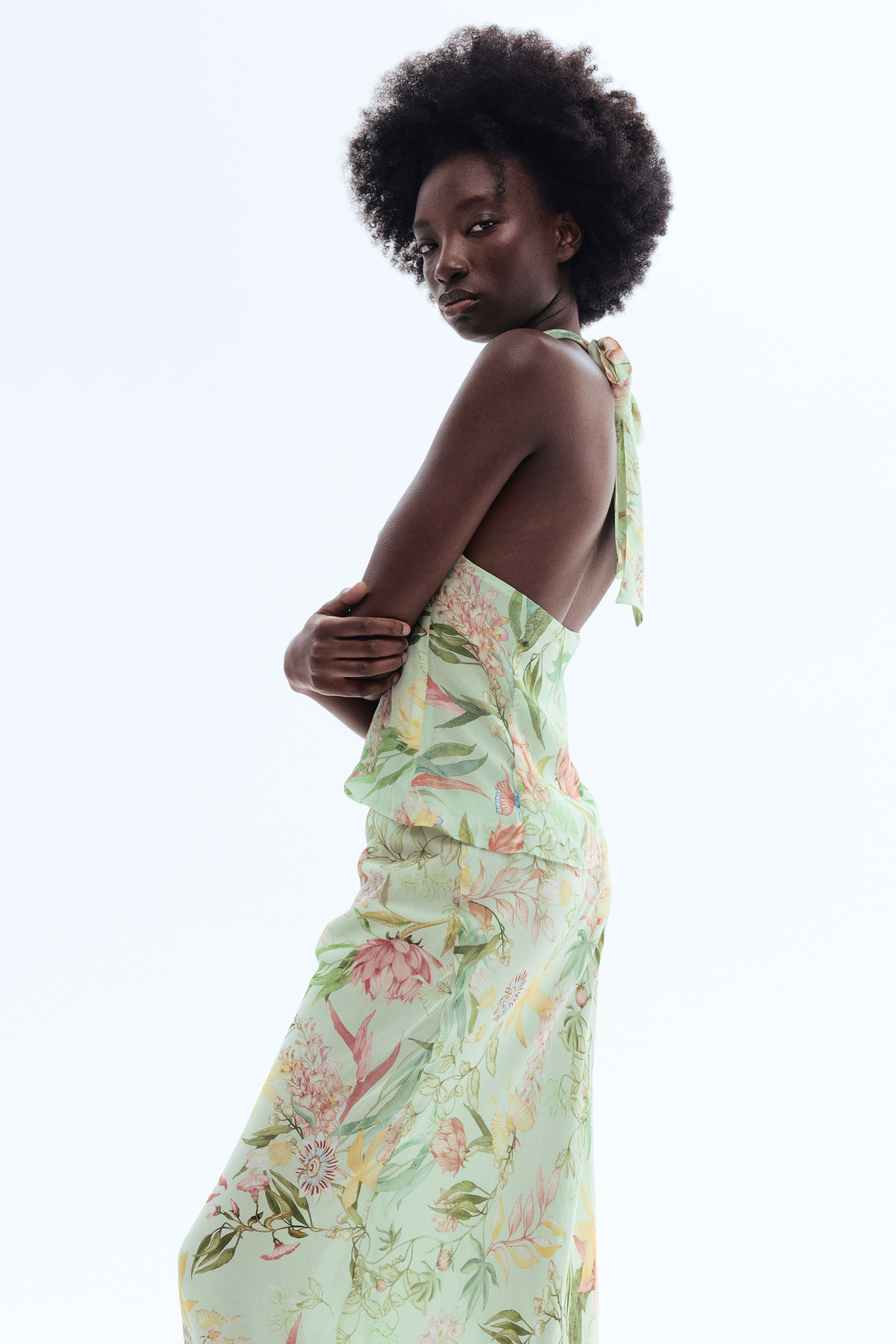 Printed Viscose Skirt