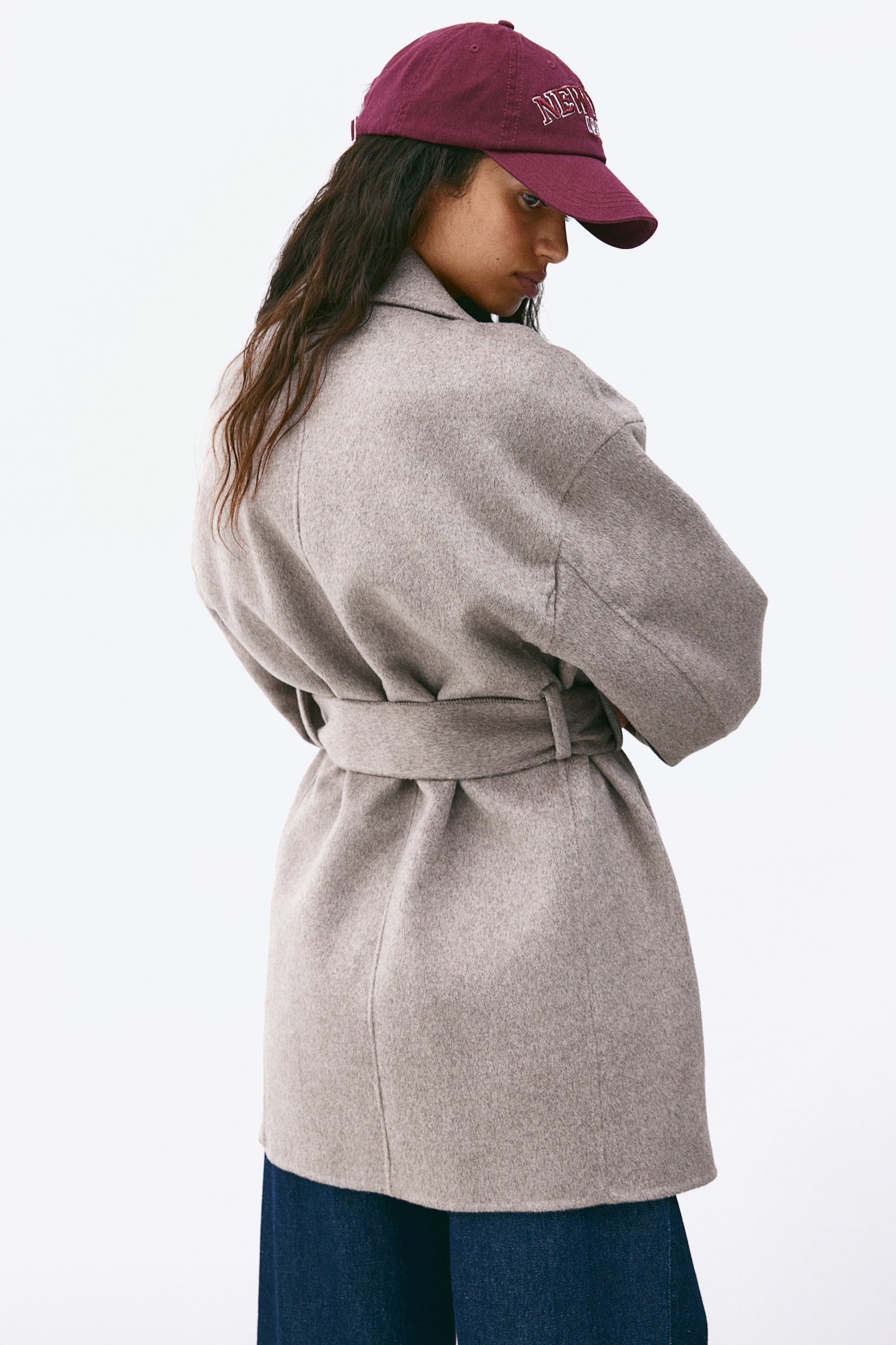 Wool-blend coat - Mole/Dark grey - 3