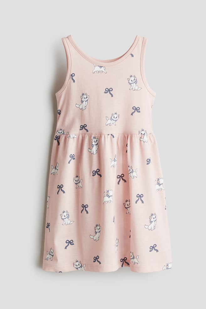 Vestido sin mangas en punto - Rosa claro/Aristogatos - 1
