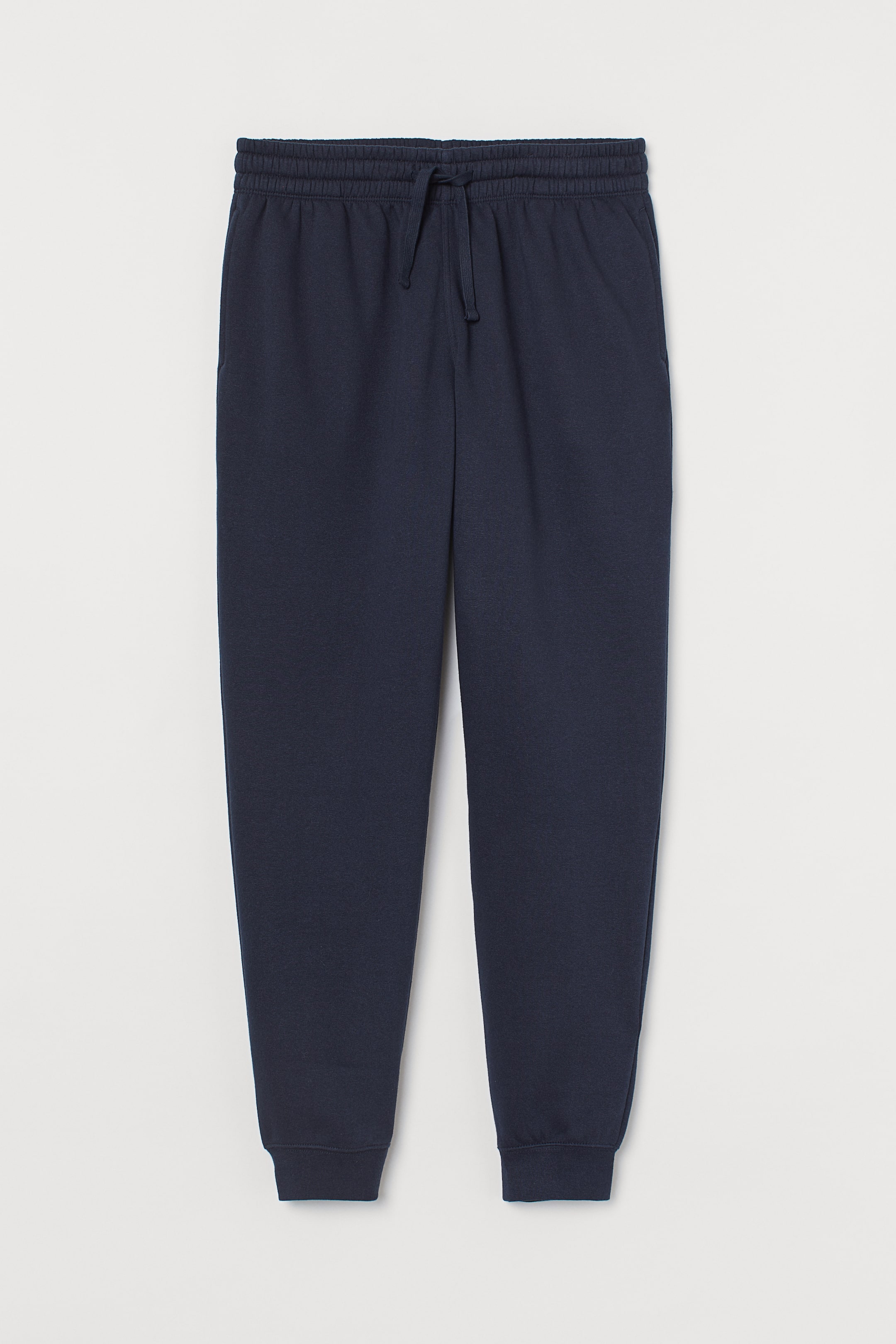 Regular Fit Sweatpants - Regular waist - Long - Dark blue - Men | H&M US