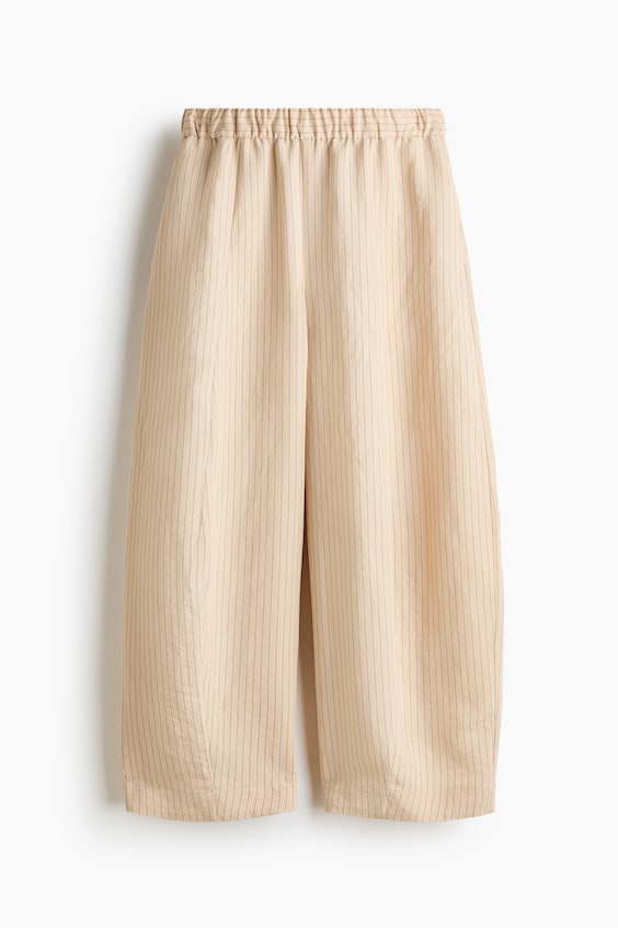 Женские брюки H&M Modal-Blend Barrel-Leg Pants