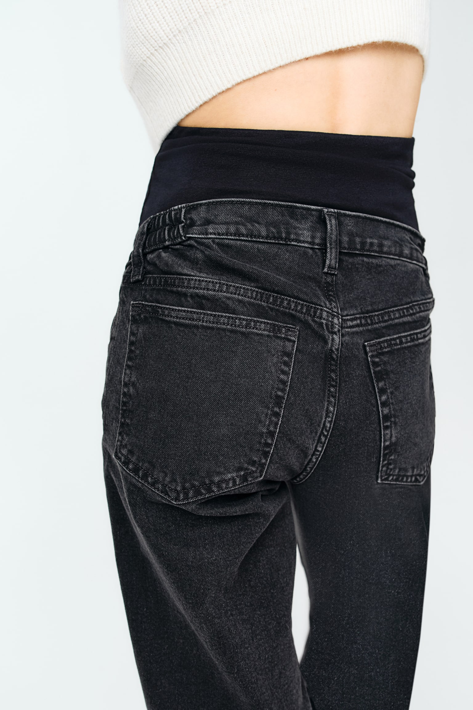 MAMA Straight jeans - Black/Washed out/Light denim blue/Denim blue - 7