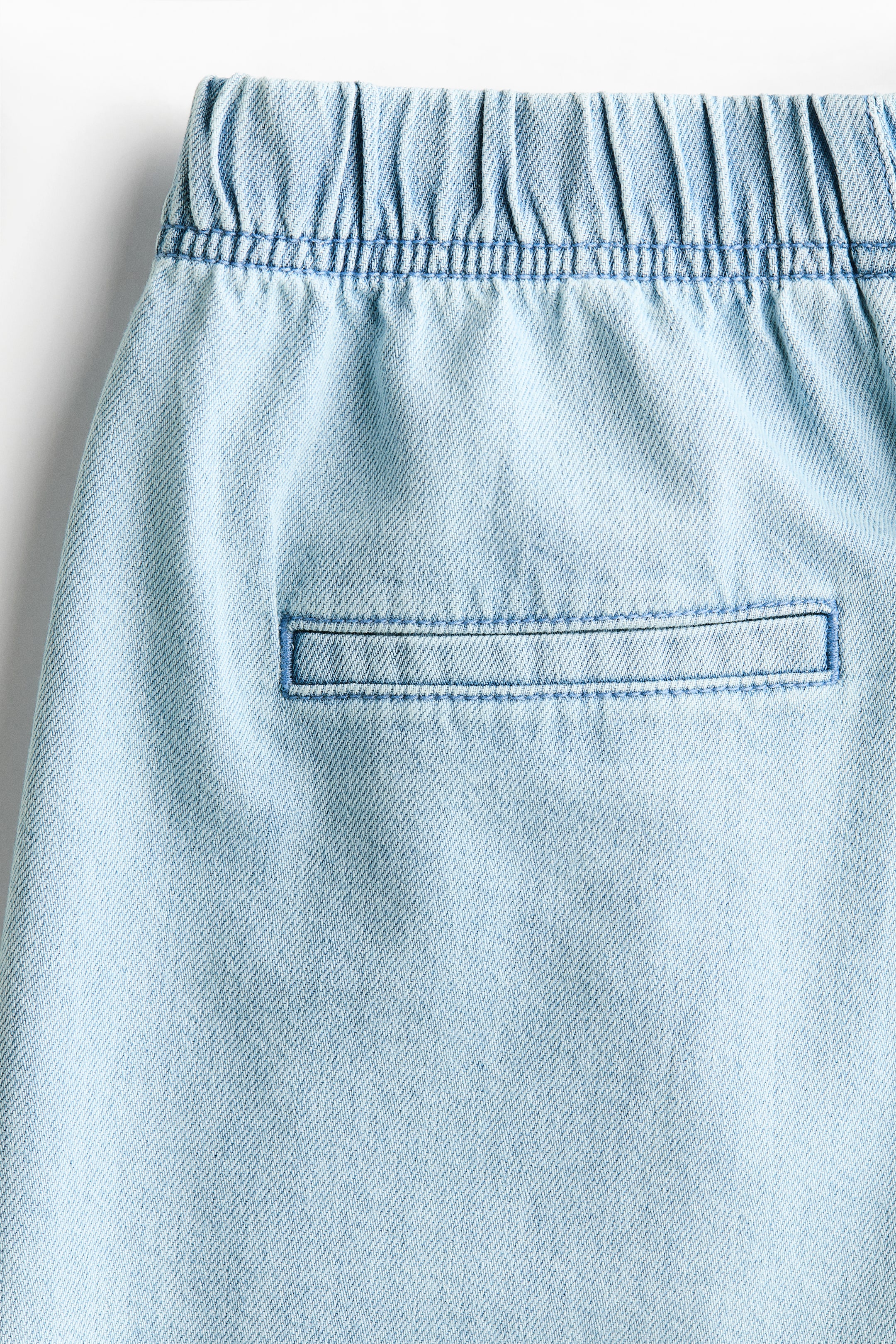 Denim Pull-On Shorts