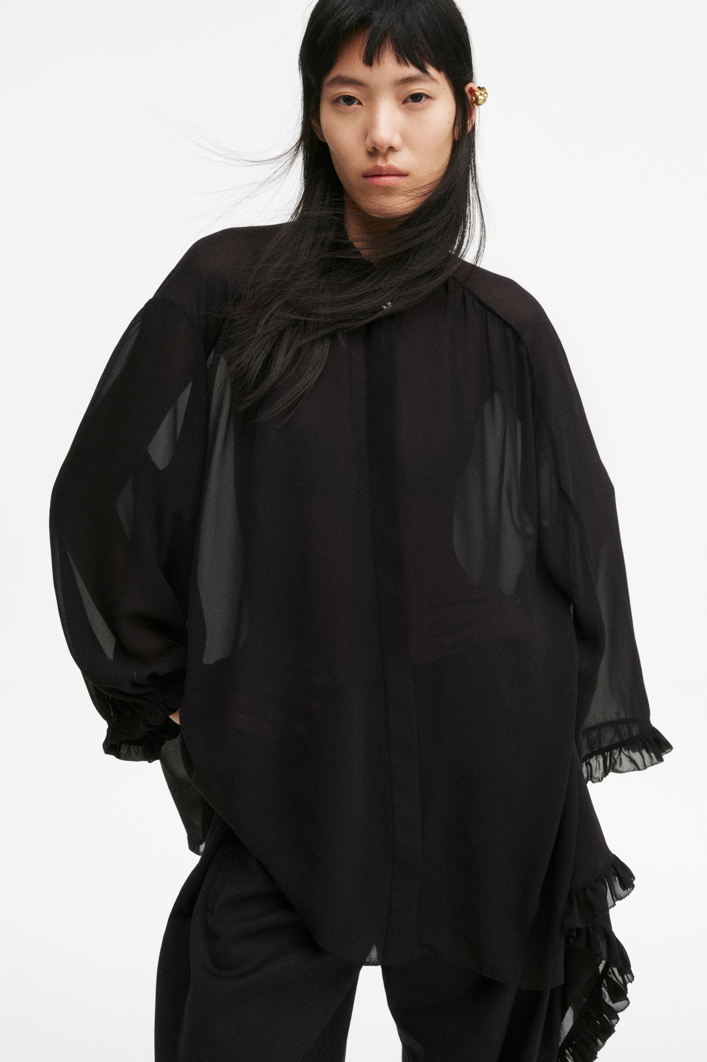 Floerns Camicetta Chiffon Donna Senza Maniche Con Scollo In Pizzo: Elegante, Traspirante, Perfetta Per L'Estate, Taglie XS-L - 4