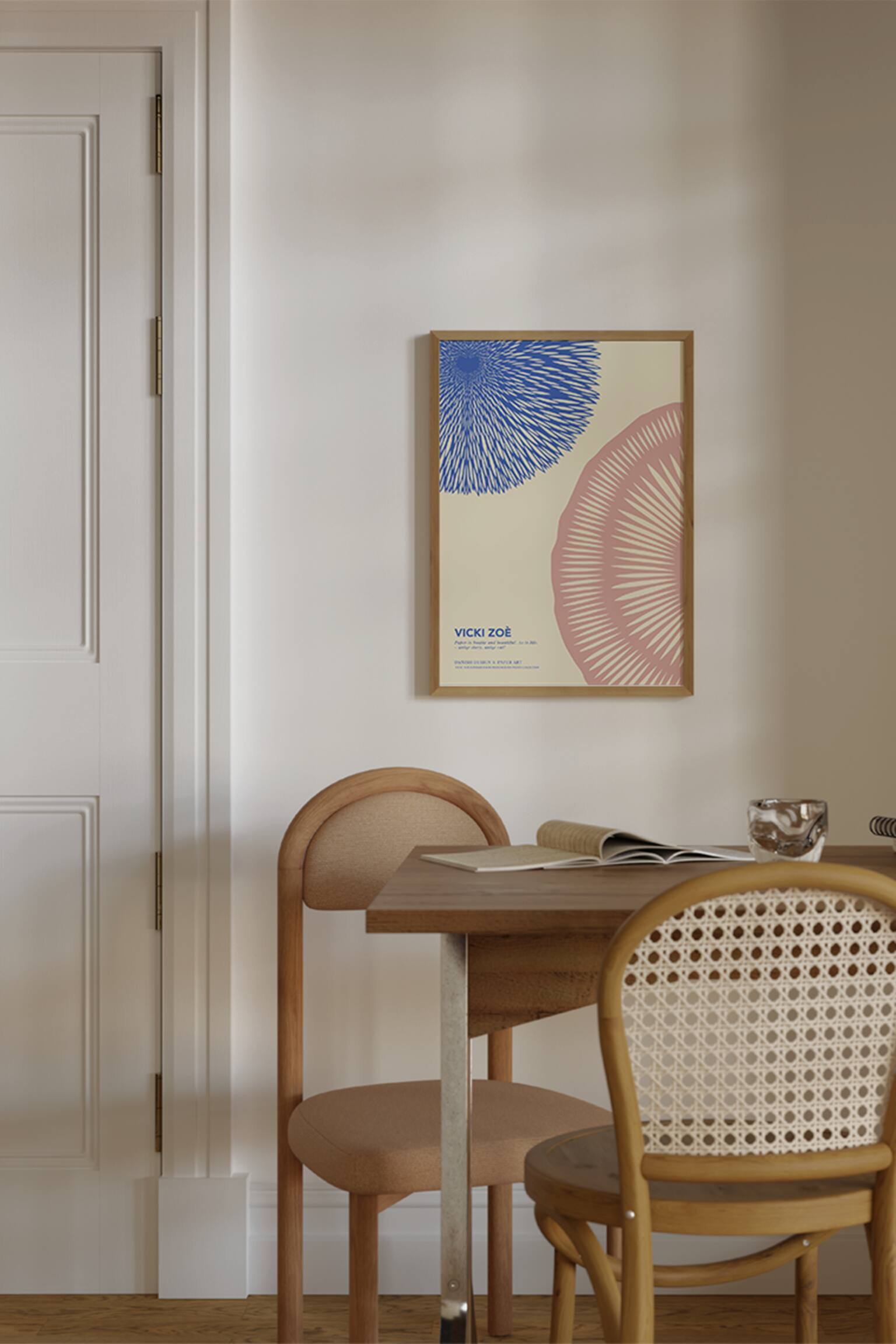 Vicki Zoé - The Uniqueness Of You - Rose Blue - Rosa / Blå - 2