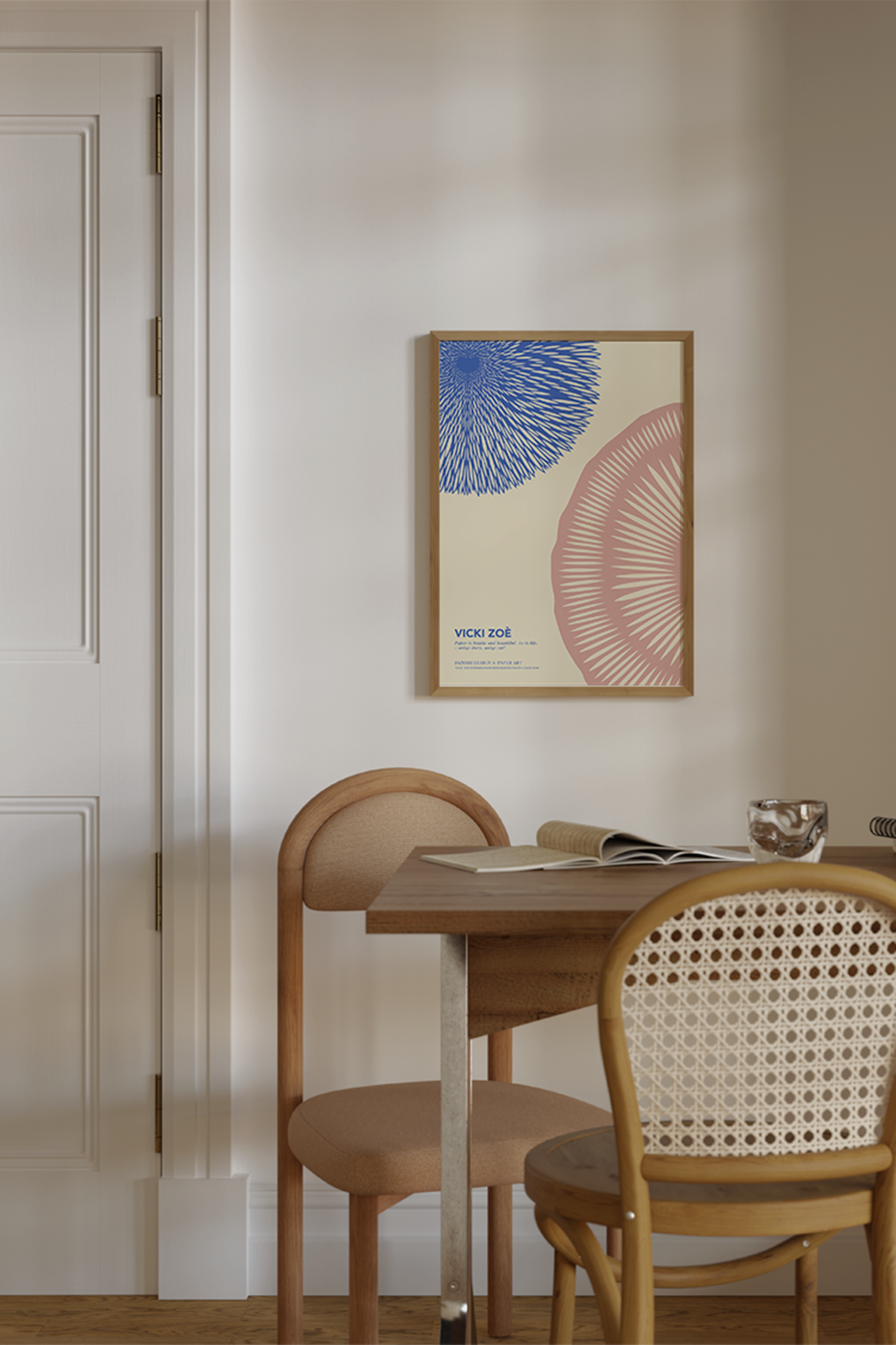 Vicki Zoé - The Uniqueness Of You - Rose Blue - Vaaleanpunainen / Sininen