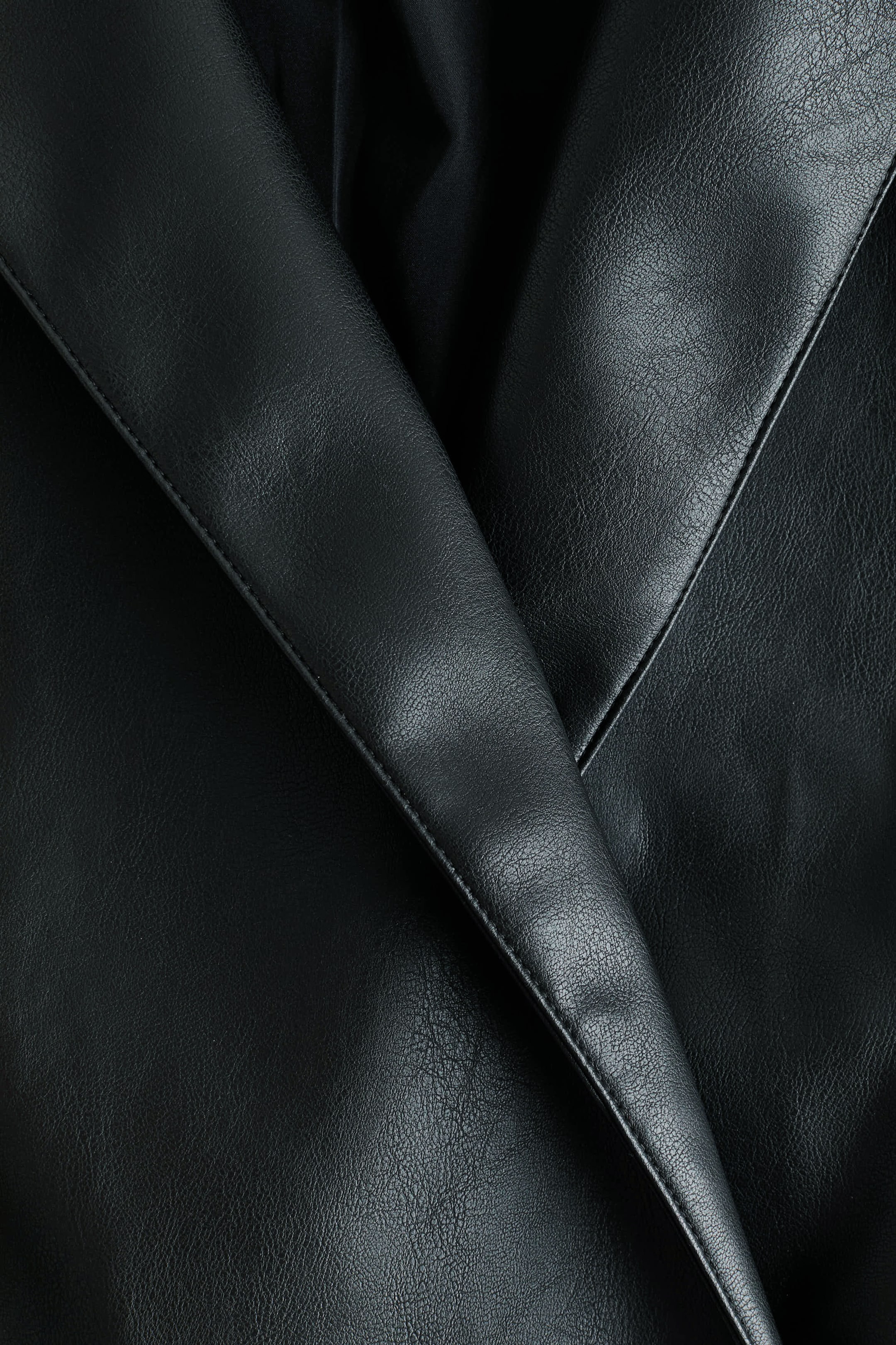 H&M Coated Shawl-Collar Jacket — фото 6