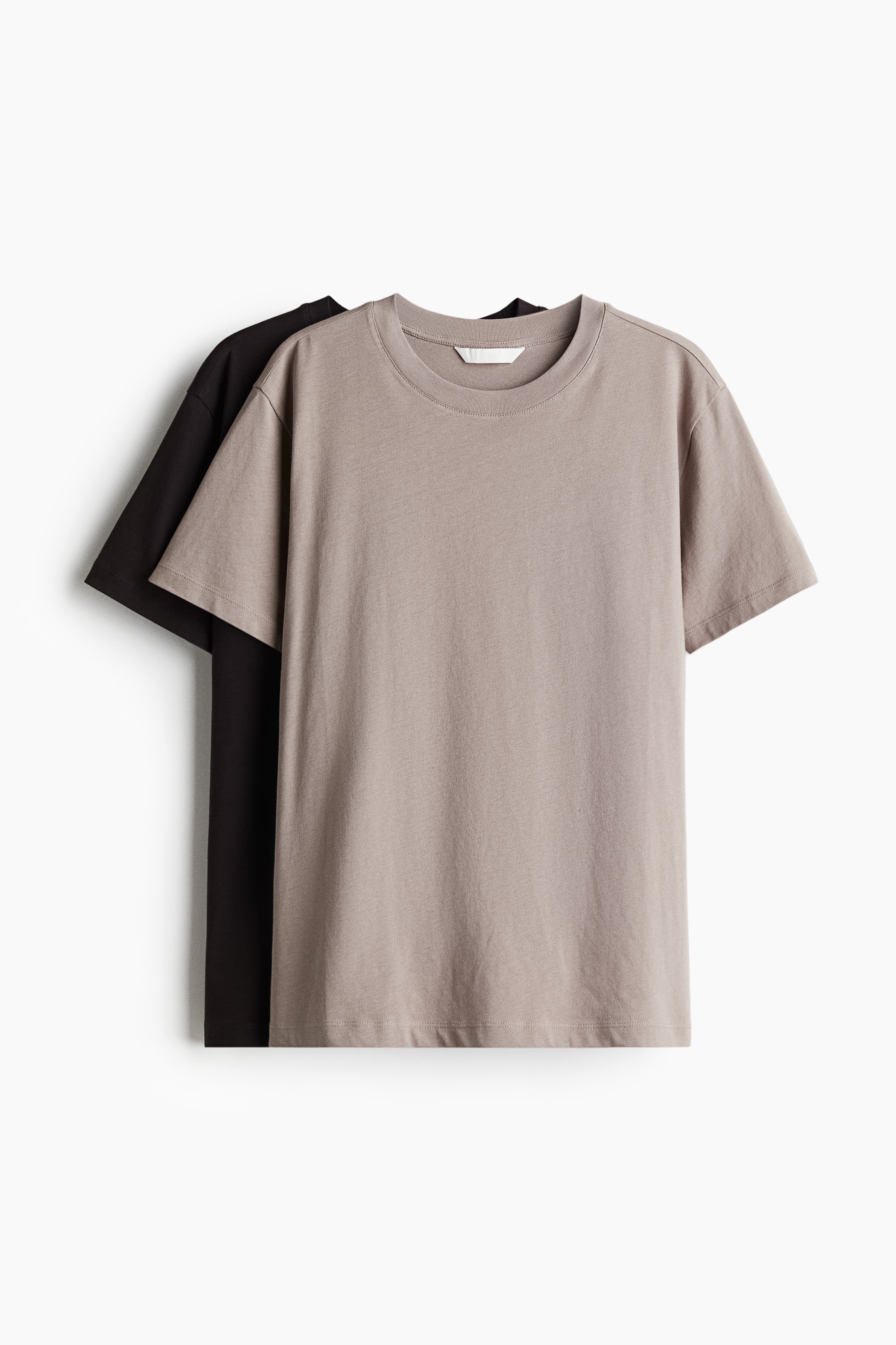T-shirt 2 pezzi - Beige/nero