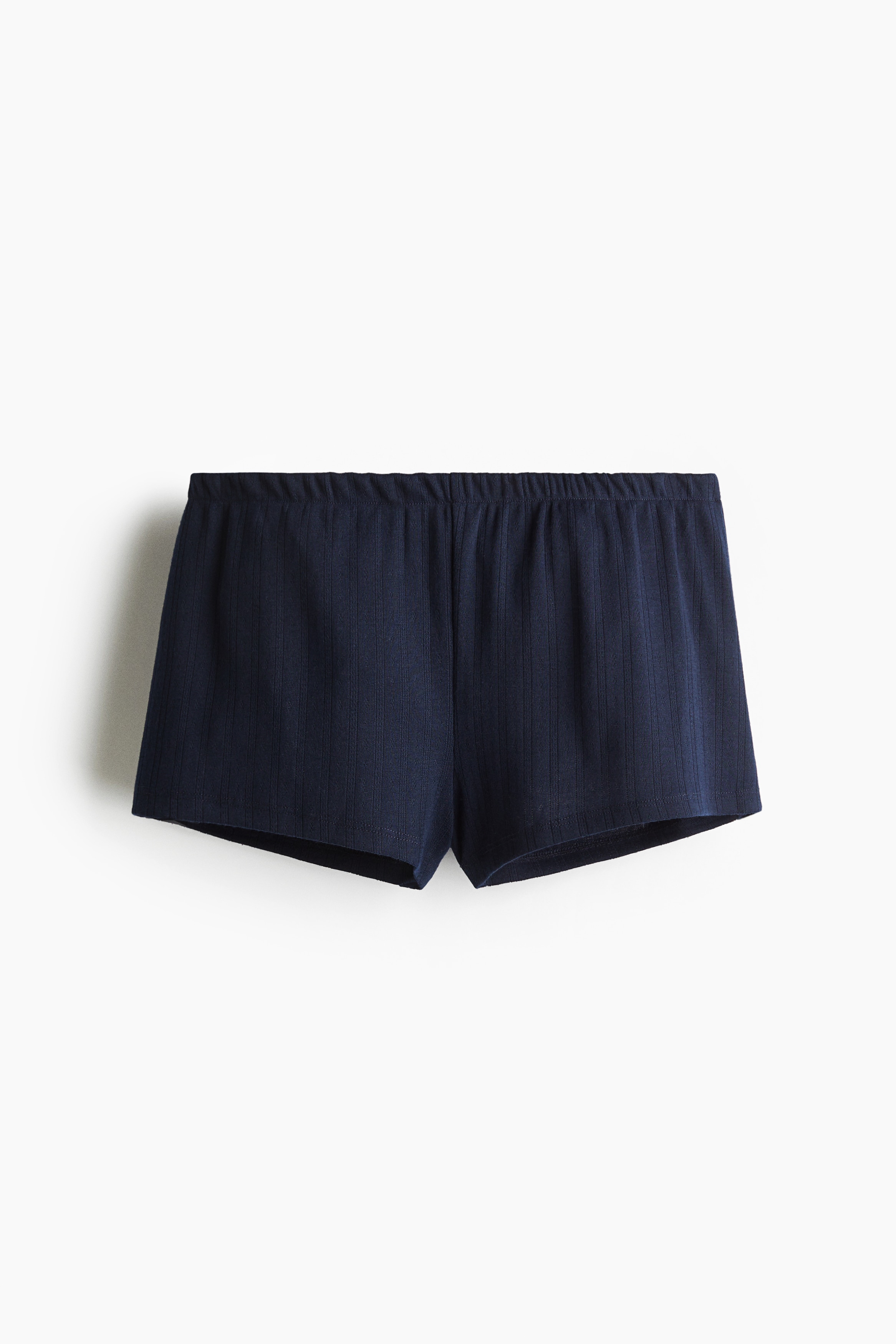 Jersey Pull-On Shorts - Navy blue/White/floral/Light blue/White/striped