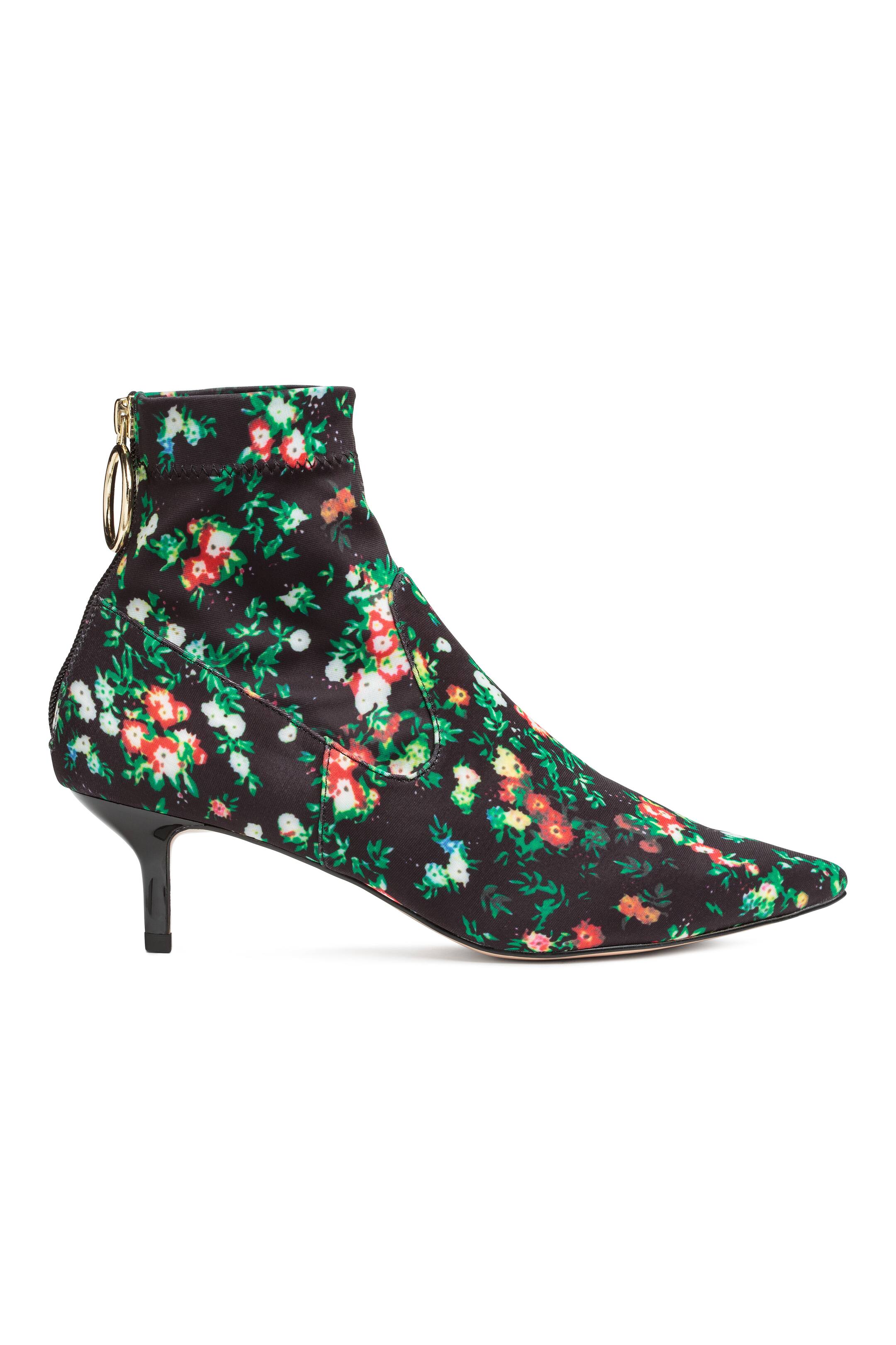 View larger image: Patterned ankle boots - Black/Floral - Ladies | H&M GB 1