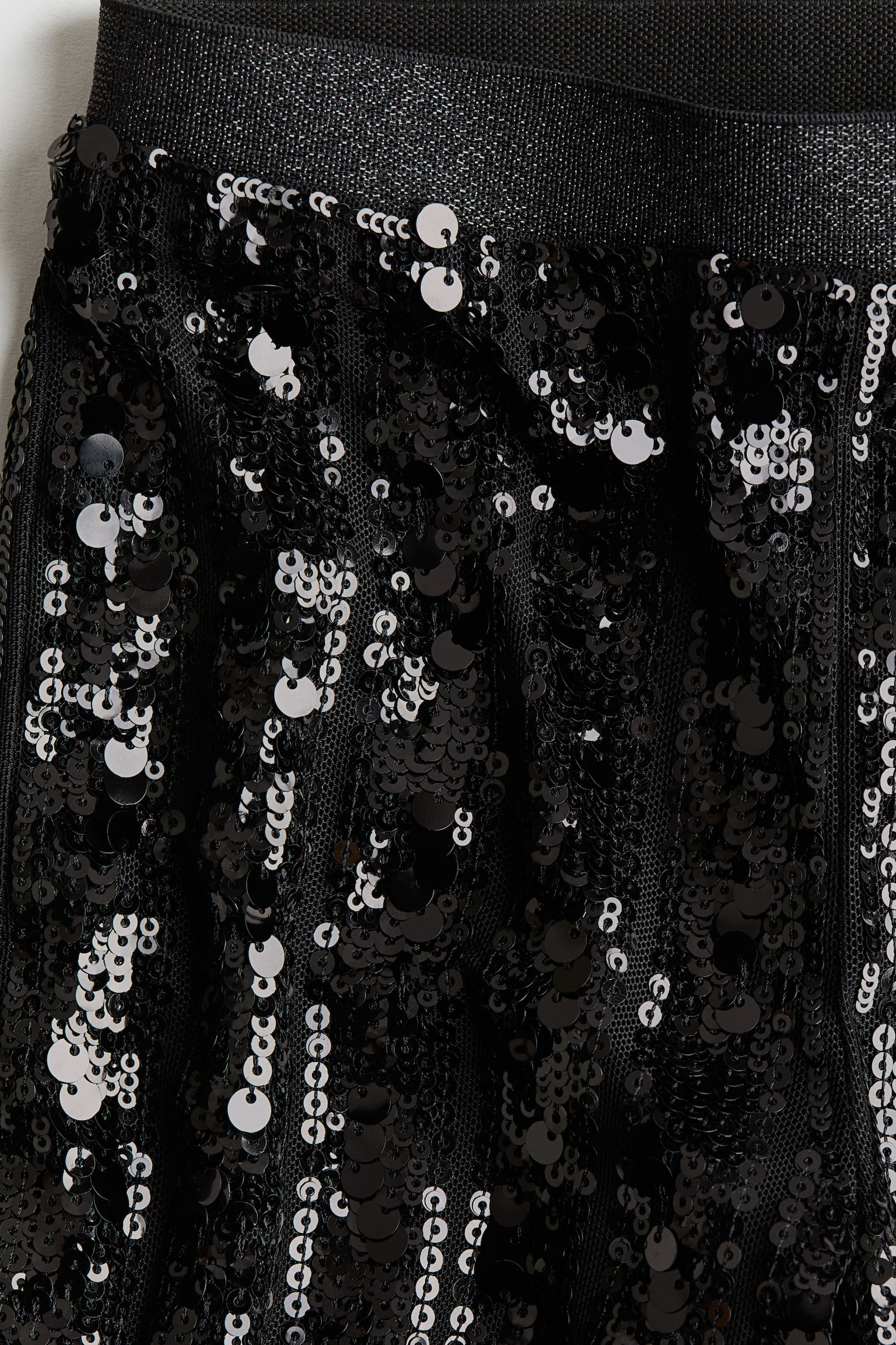 Sequined trousers - Black - 2