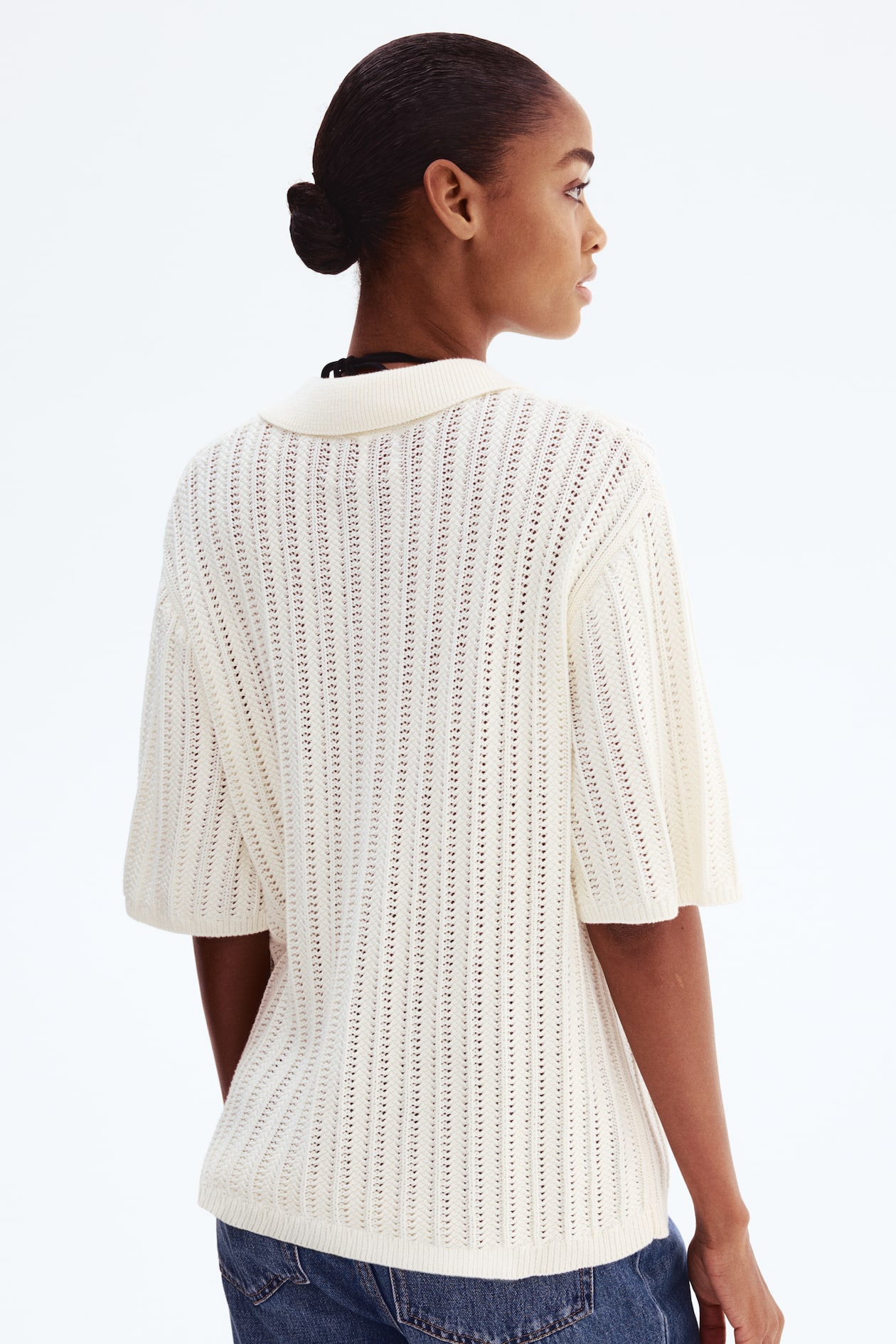 Crochet-Look Cardigan - image 5