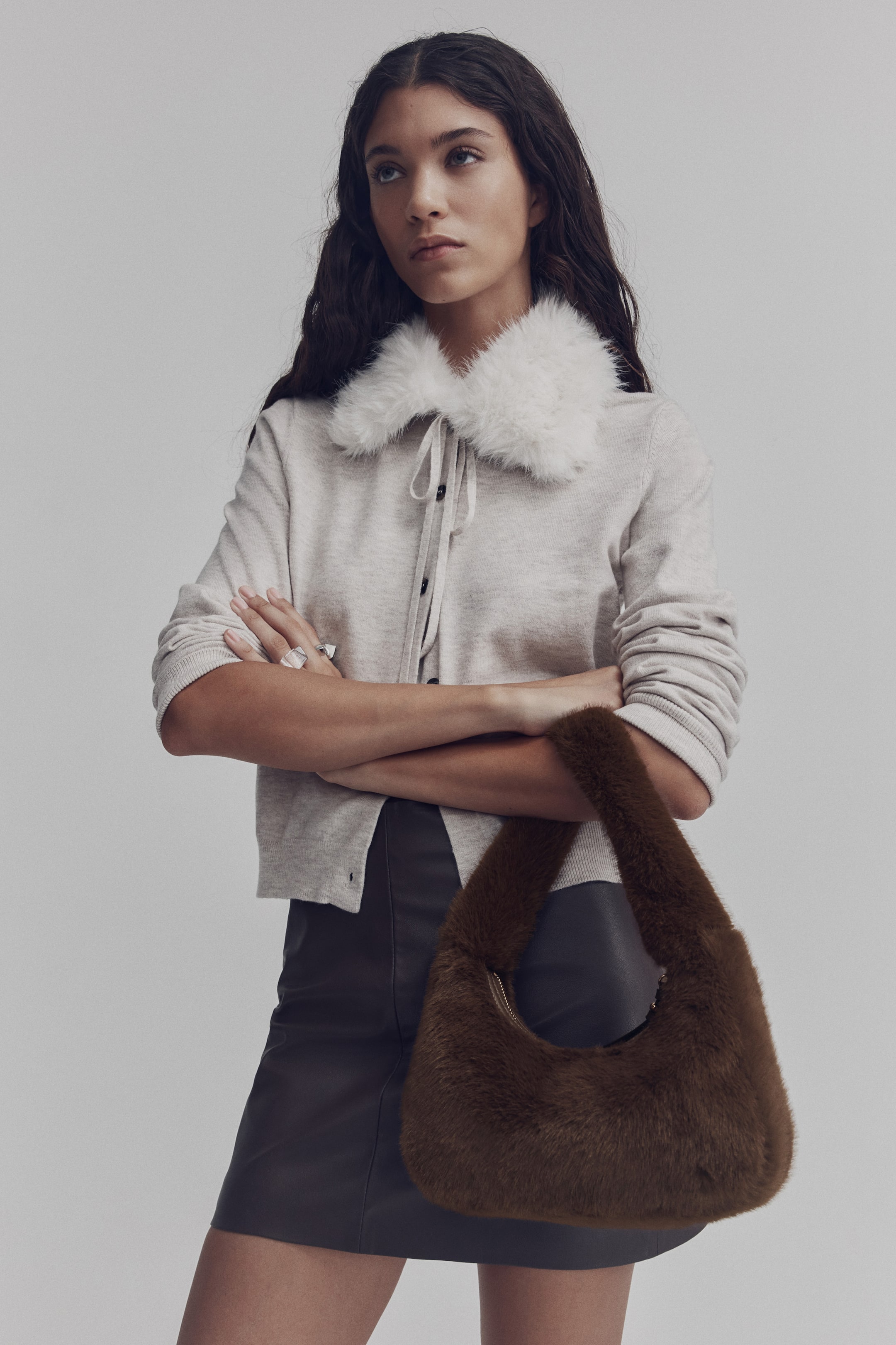 Zobraziť väčší obrázok: Kabelka na plece - Tmavohnedá - ŽENY | H&M SK 2