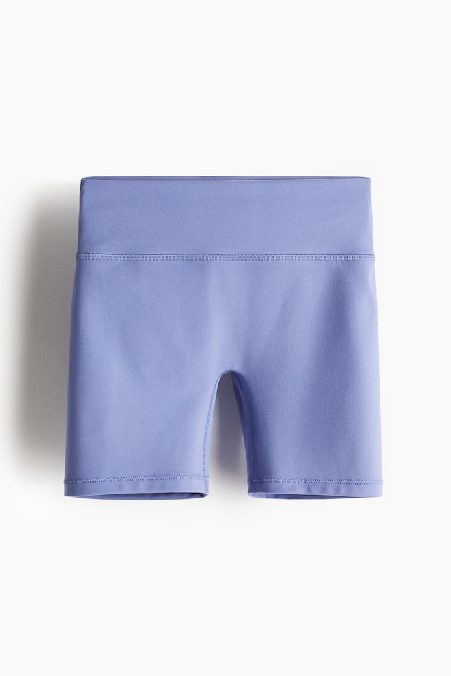 Cycling shorts with SoftMove™ - Light blue/Pink - 1