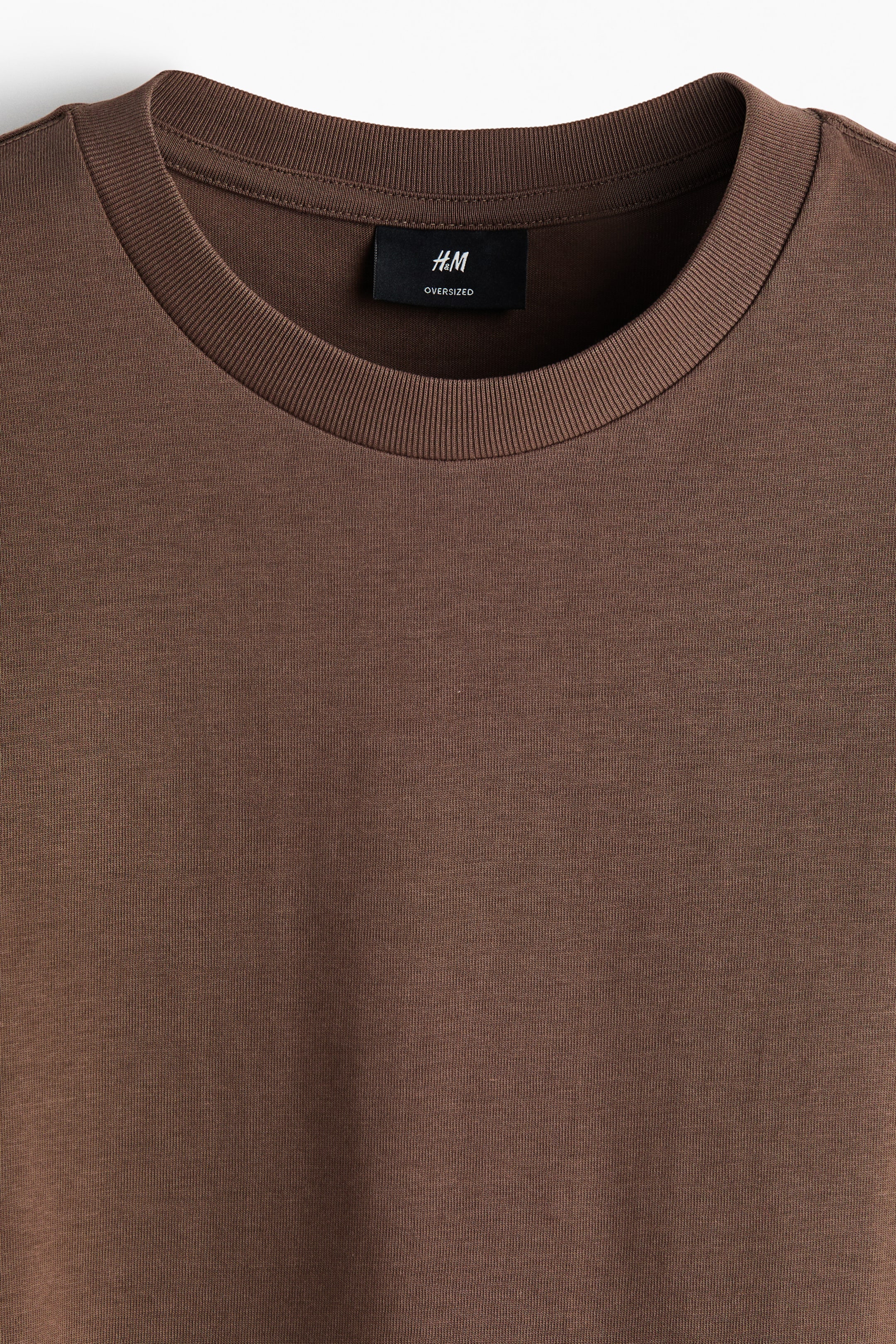 Oversized Long-Sleeved Jersey Shirt