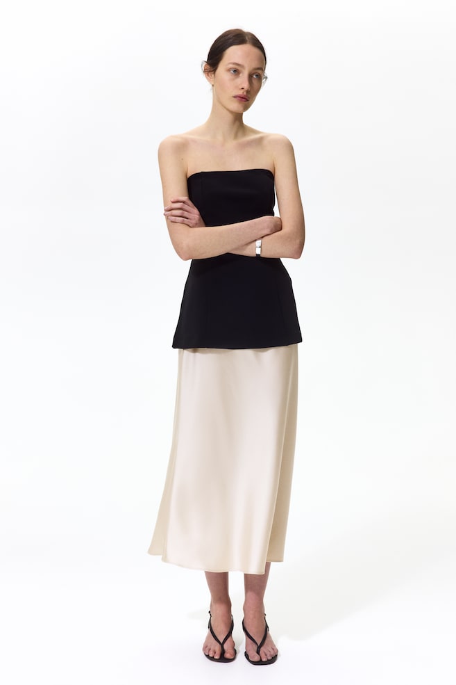 Midi Skirt - Light beige/Light beige/Cream/leopard print/Dark beige/leopard print/Light beige/leopard print/Dark mauve/Light blue/Black/Powder pink - 5