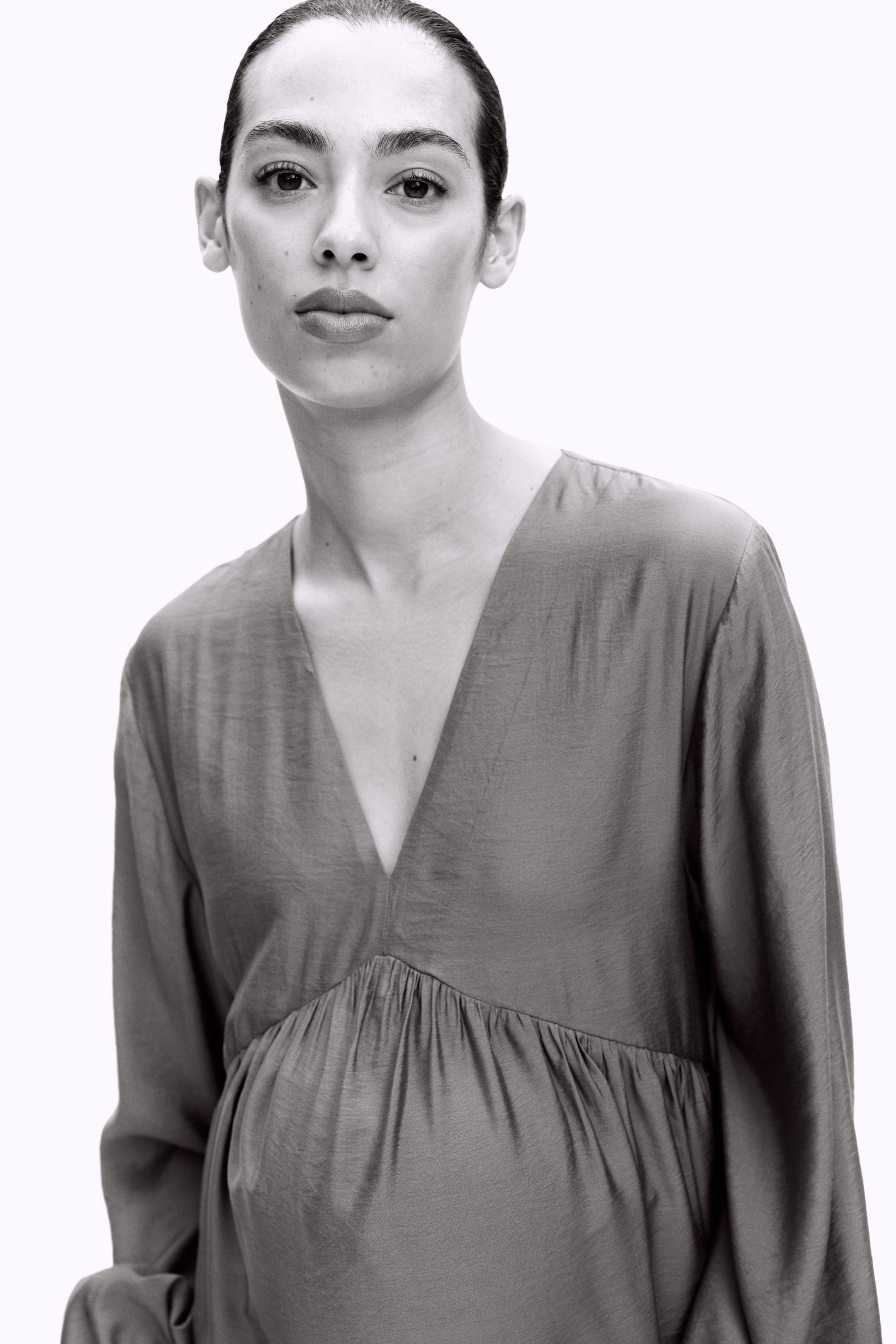 MAMA Viscose-Blend Nursing Dress