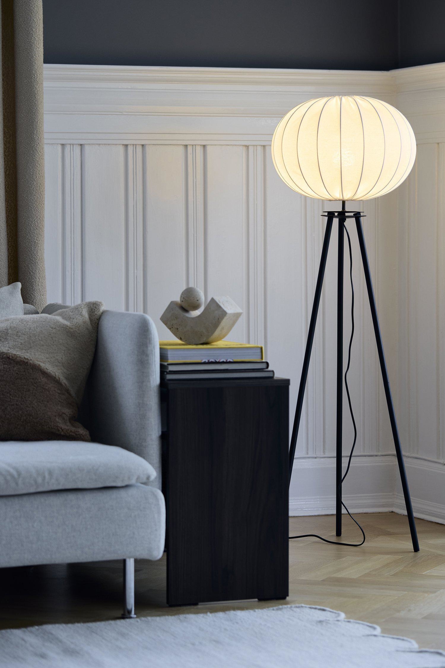 Trépied De Sol De Base 125cm - Negro/Latón