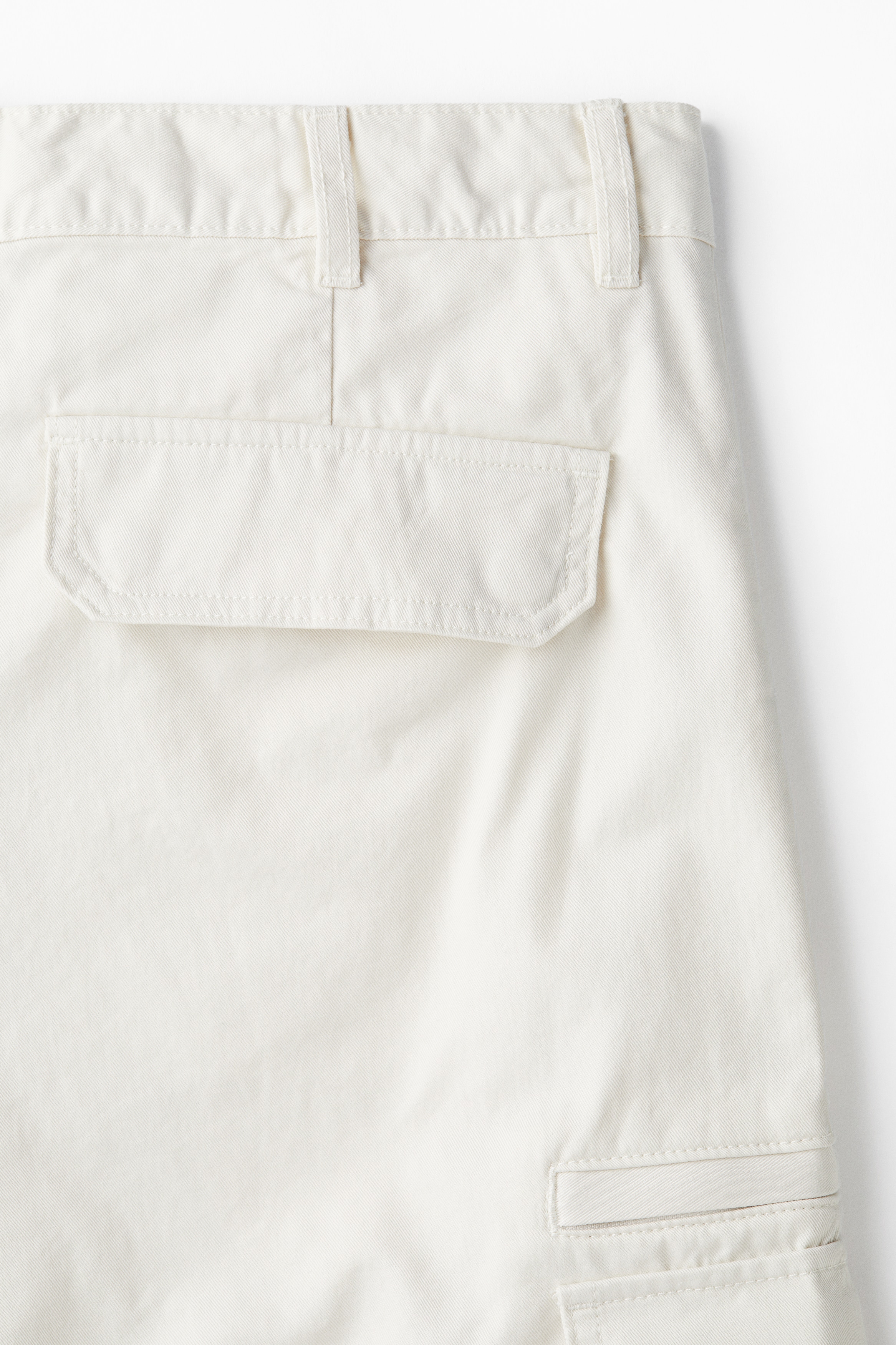 Regular Fit twill cargo trousers