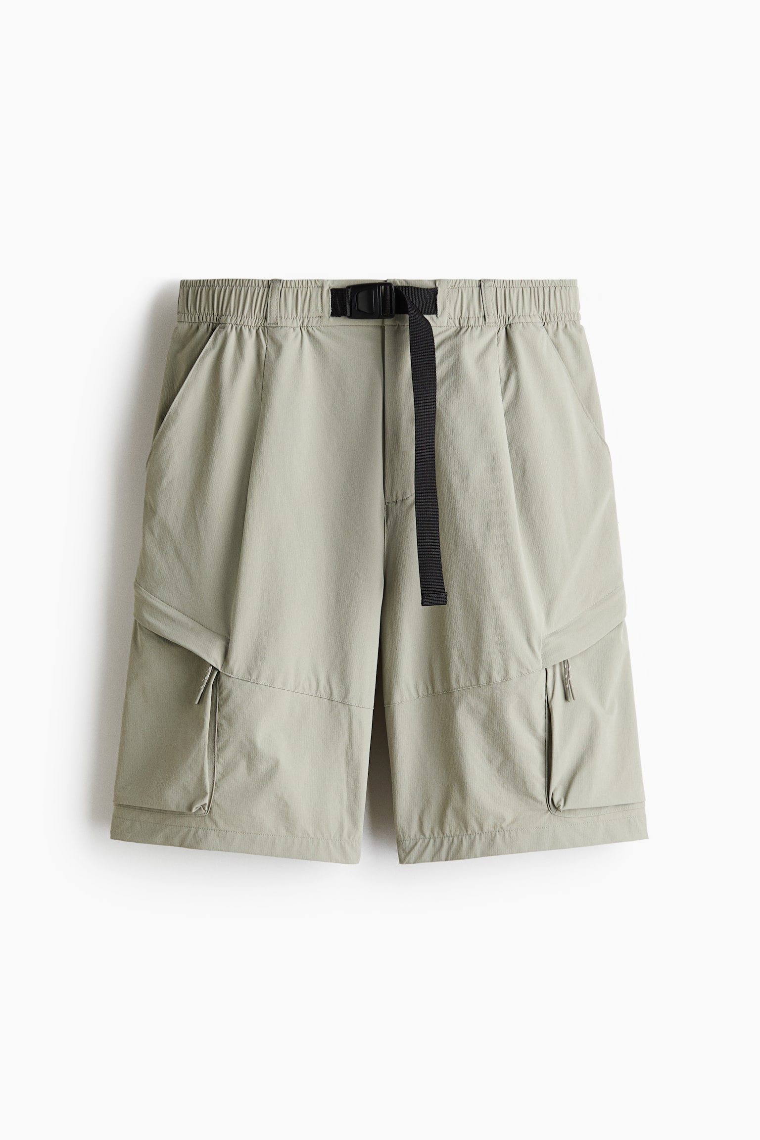 Quần short tiện ích Loose Fit - Màu xanh kaki nhạt - 1