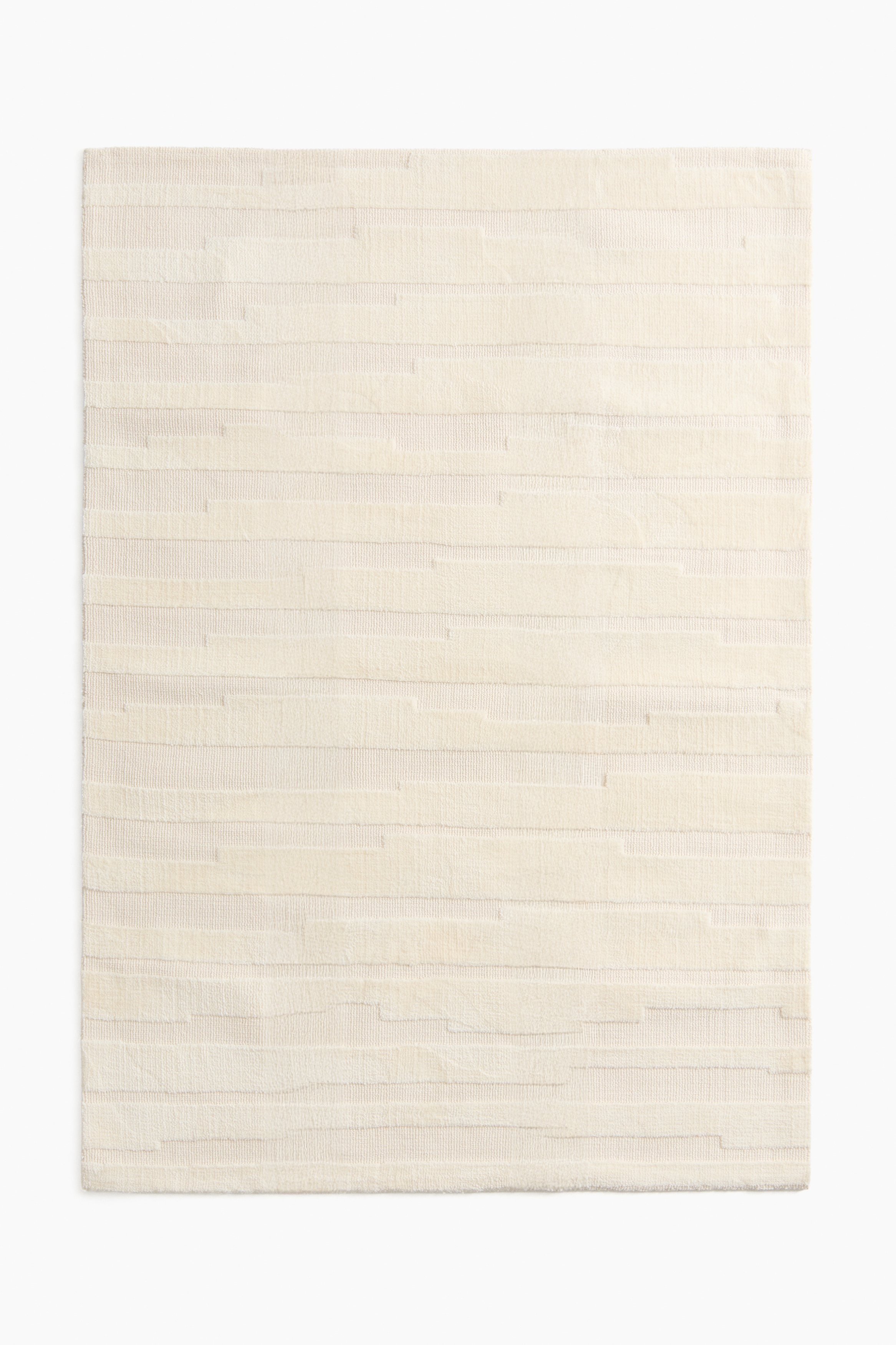 Textured rug - Cream