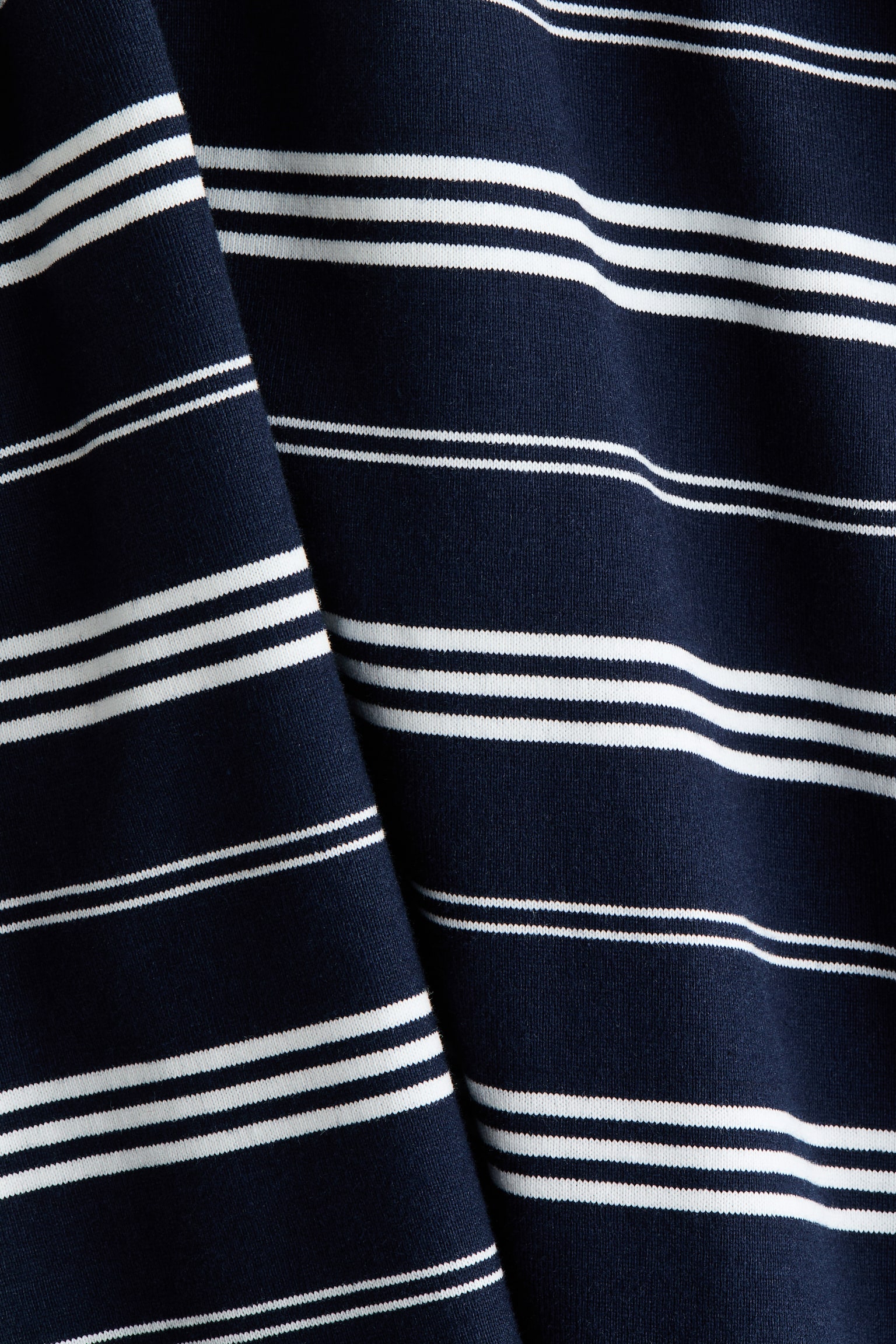 Váy cotton jersey - Màu xanh tím than/Kẻ/Màu xám đốm/Kẻ - 5