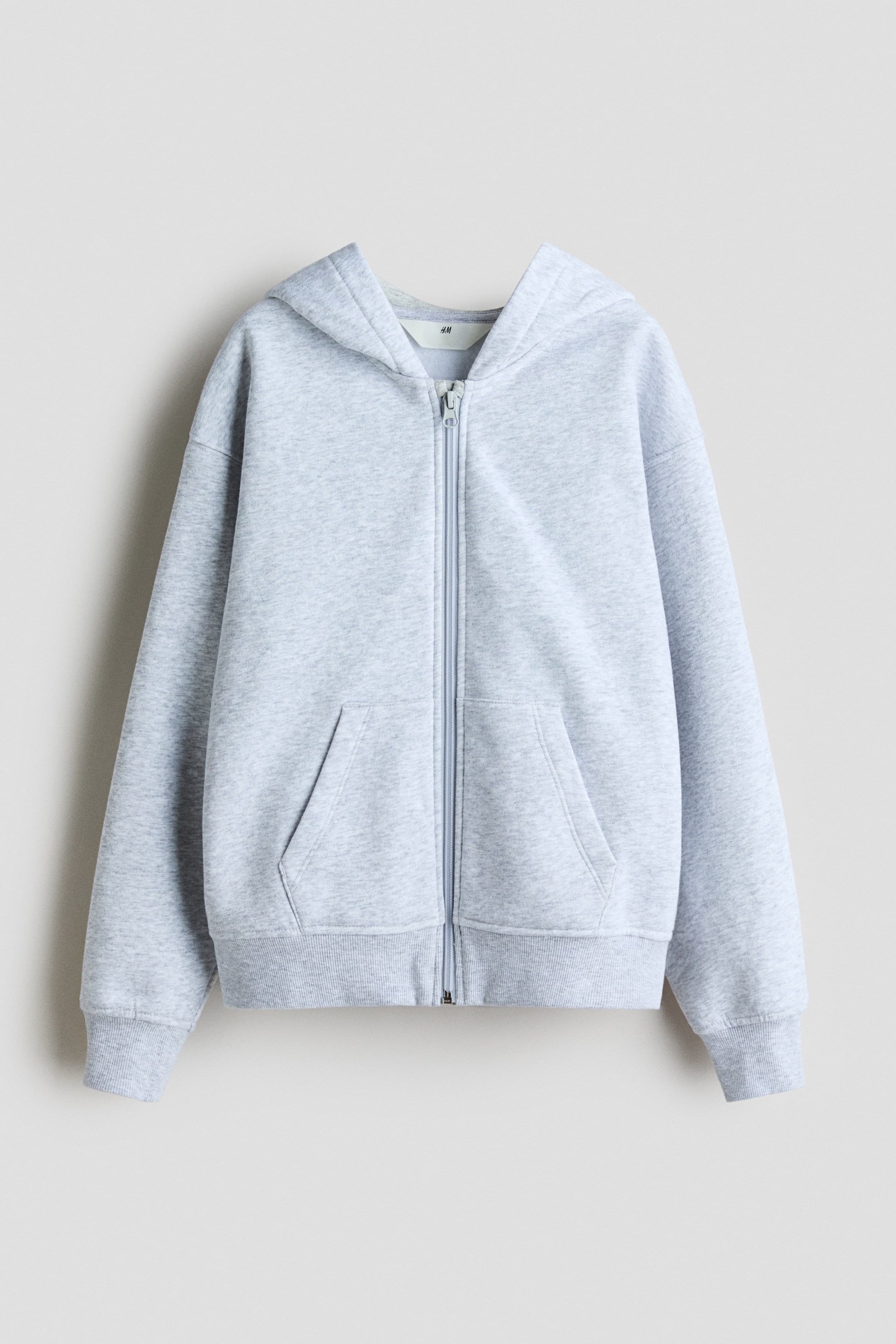 View larger image: Hooded Jacket - Gray melange - Kids | H&M US 3