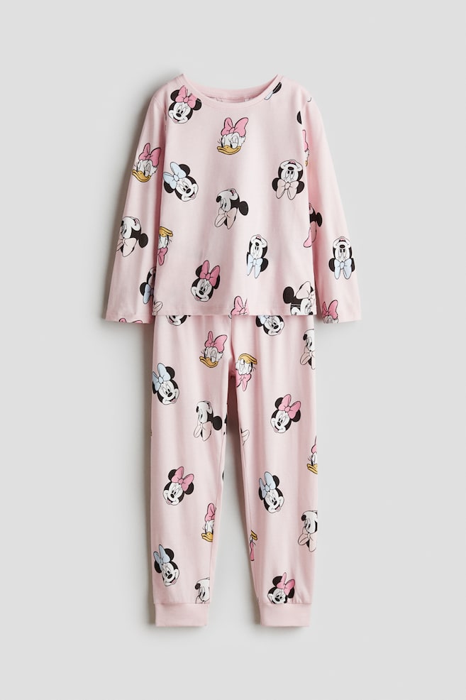 Pyjama aus Jersey - Rosa/Gemustert/Hellrosa/Squishmallows/Creme/Disney-Prinzessinnen/Rosa/Bluey/Helllila/Disney-Prinzessinnen/Hellblau/Lilo & Stitch/Hellrosa/My Melody - 1