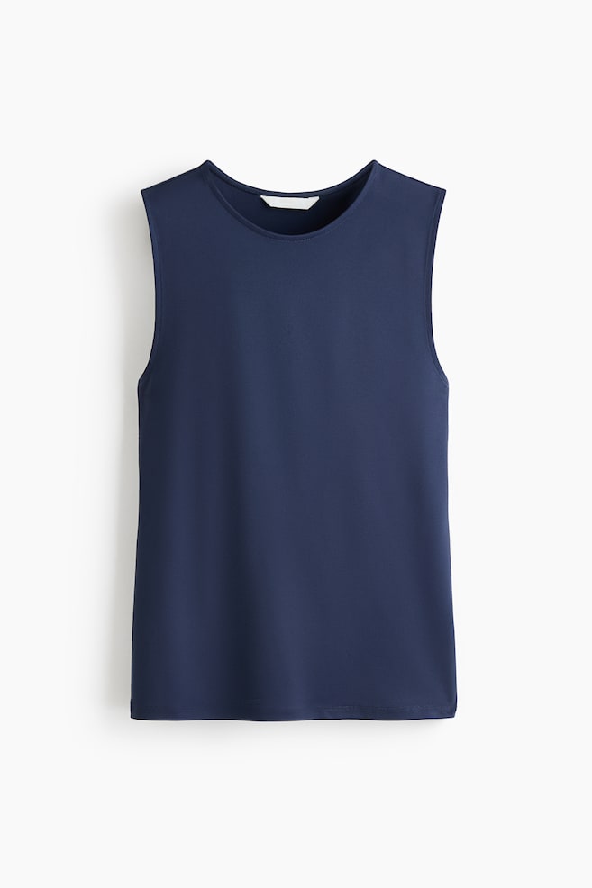 Tanktop - Marineblau/Schwarz/Mattlila/Weiß - 1