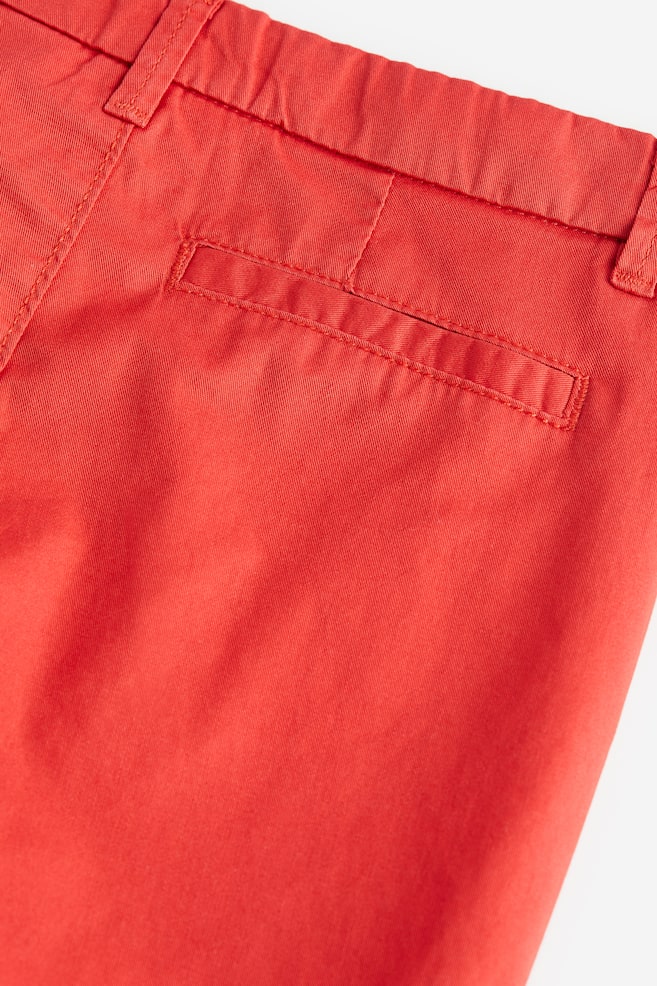 Cotton chino shorts - Bright red/Navy blue/Beige/Blue/dc/dc/dc - 4