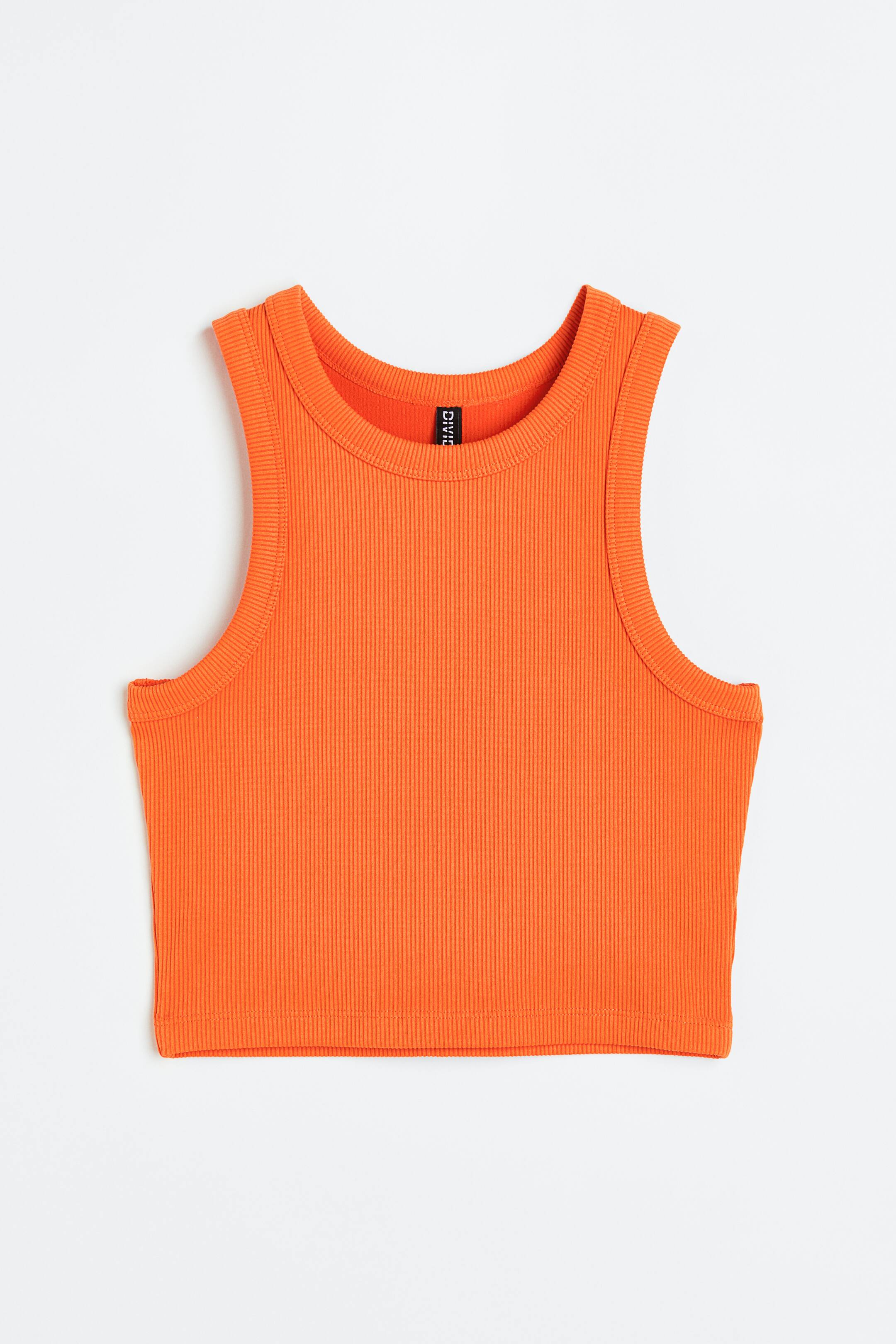 View larger image: Cropped vest top - Orange - Ladies | H&M IN 1