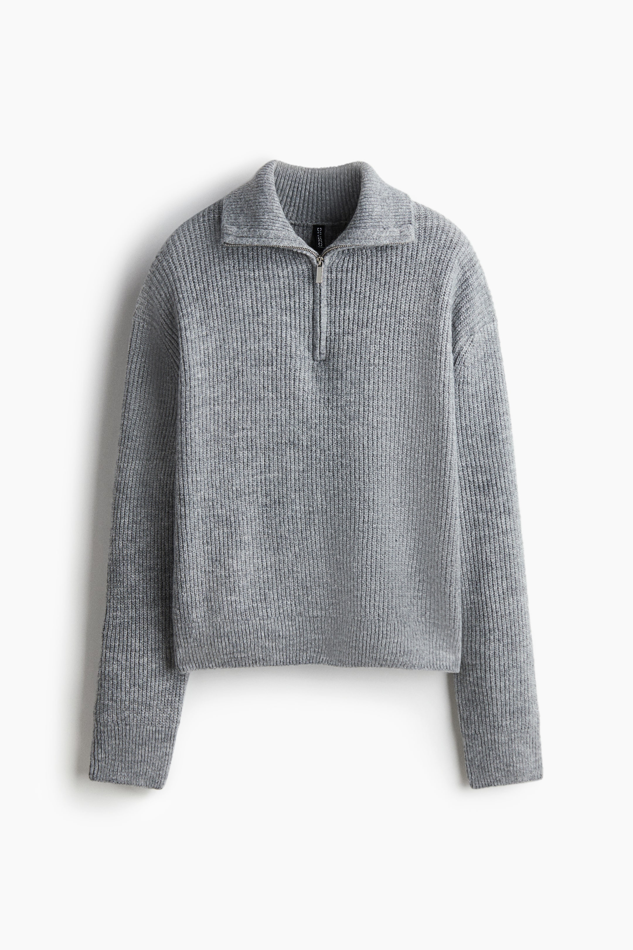 Grotere afbeelding bekijken: Ziptop-trui - Grijs gemêleerd - DAMES | H&M NL 5